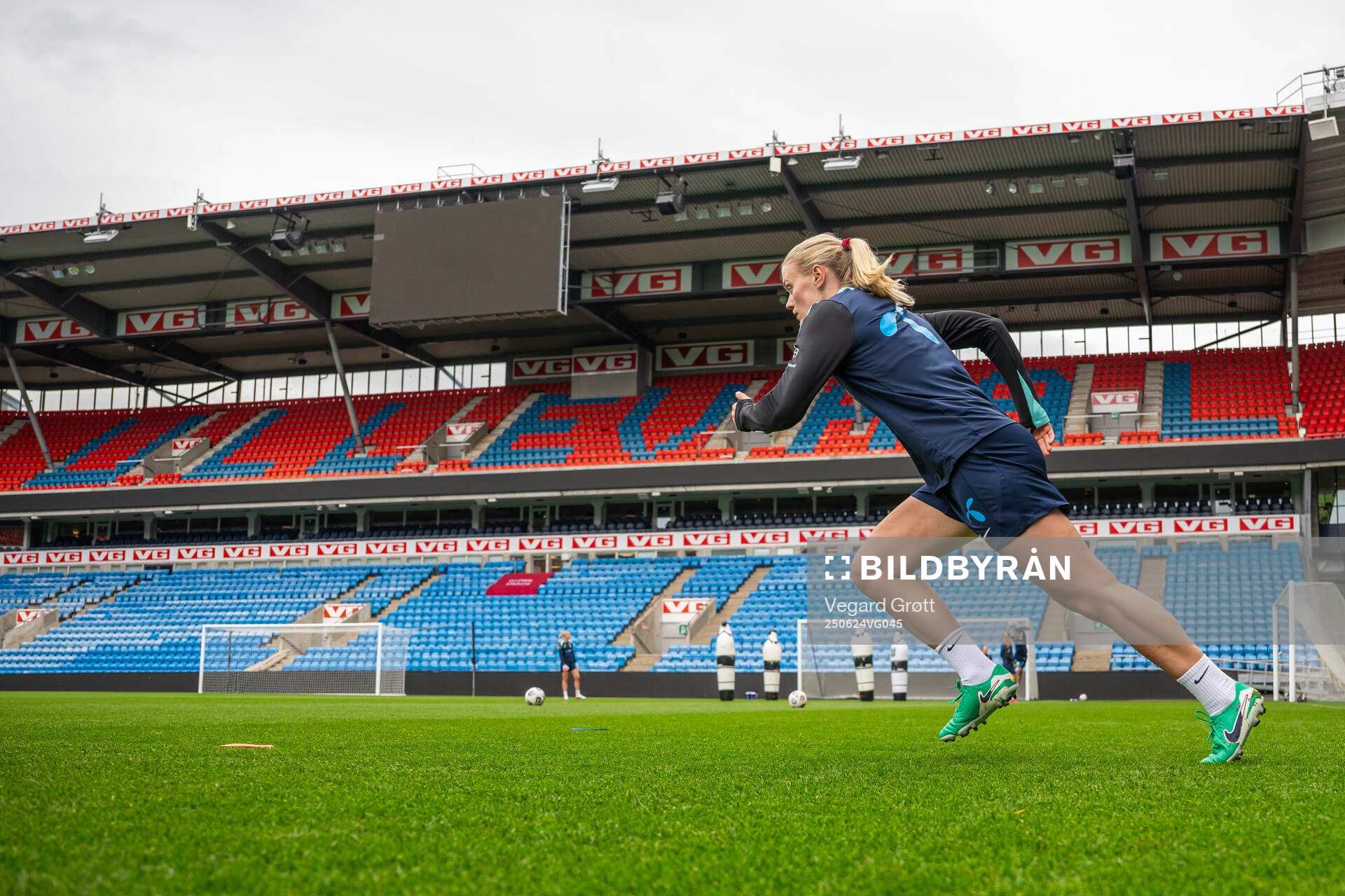 Mathilde Harviken of the Norwegian women's national