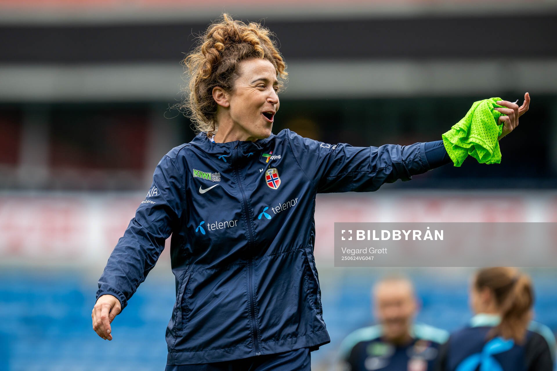 Frankie Hunter, fitness coach of the Norwegian women's