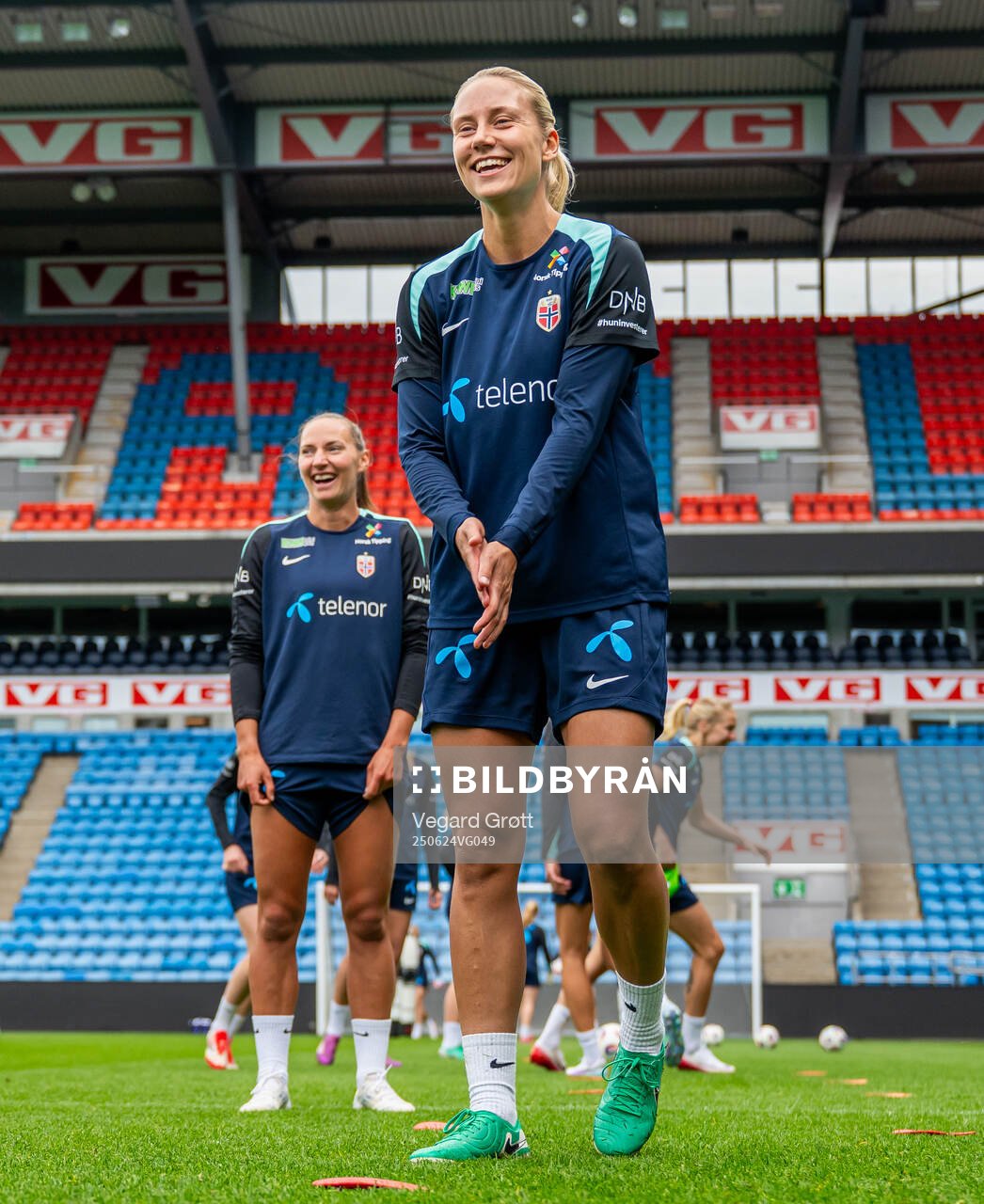 Lisa Naalsund of the Norwegian women's national football