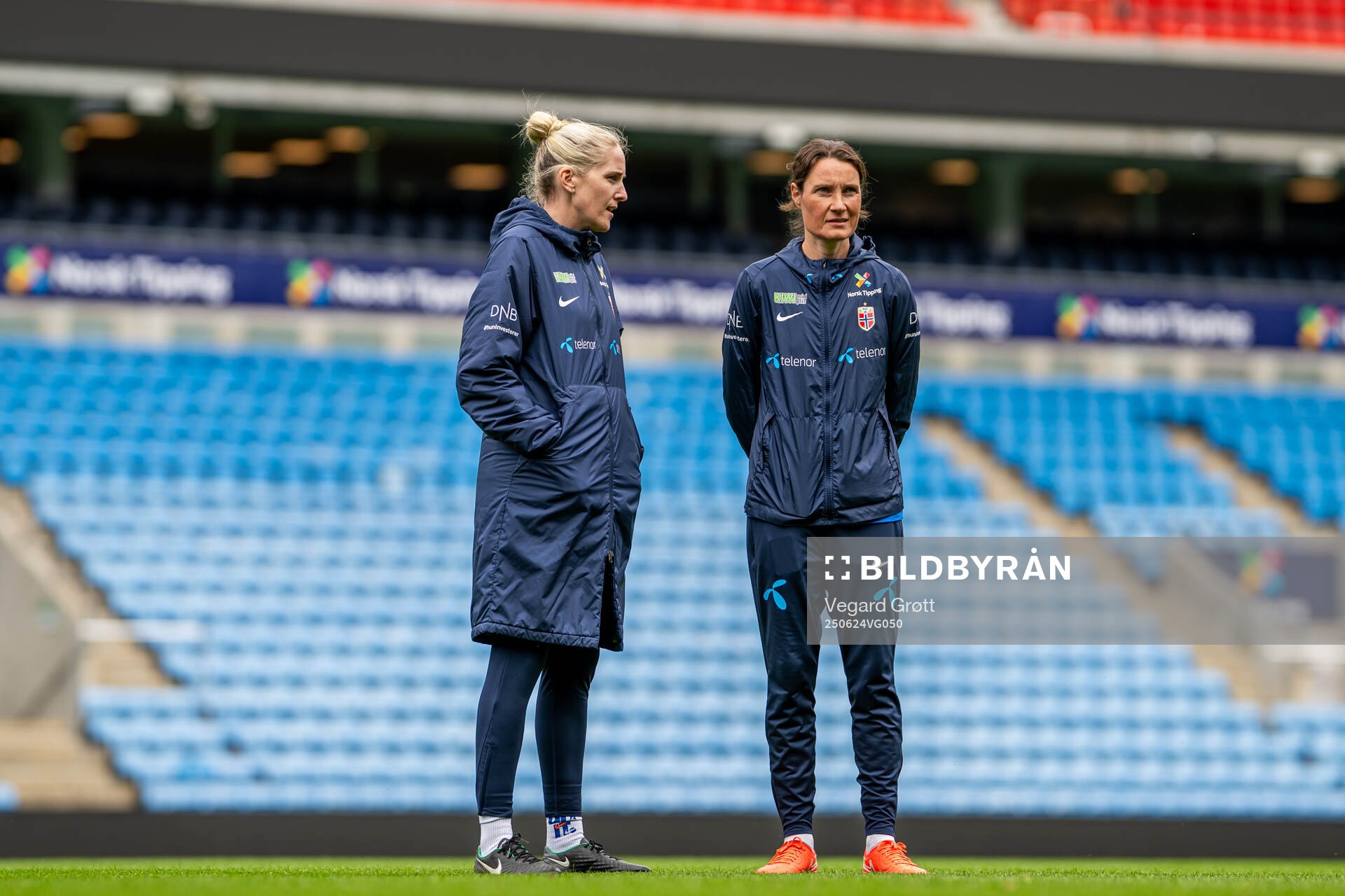 Head coach Gemma Grainger and assistant coach Ingvild