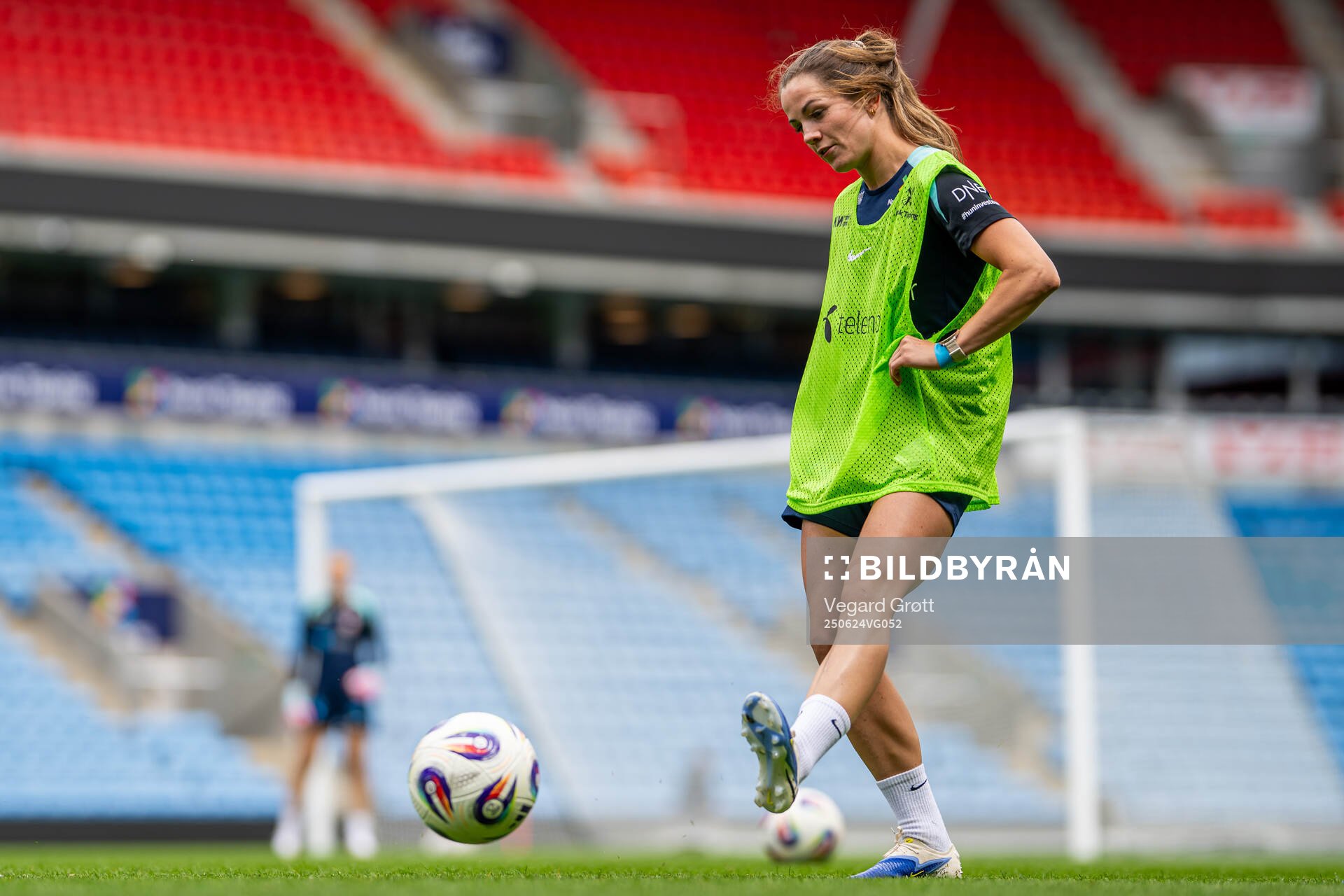 Tuva Hansen of the Norwegian women's national football team