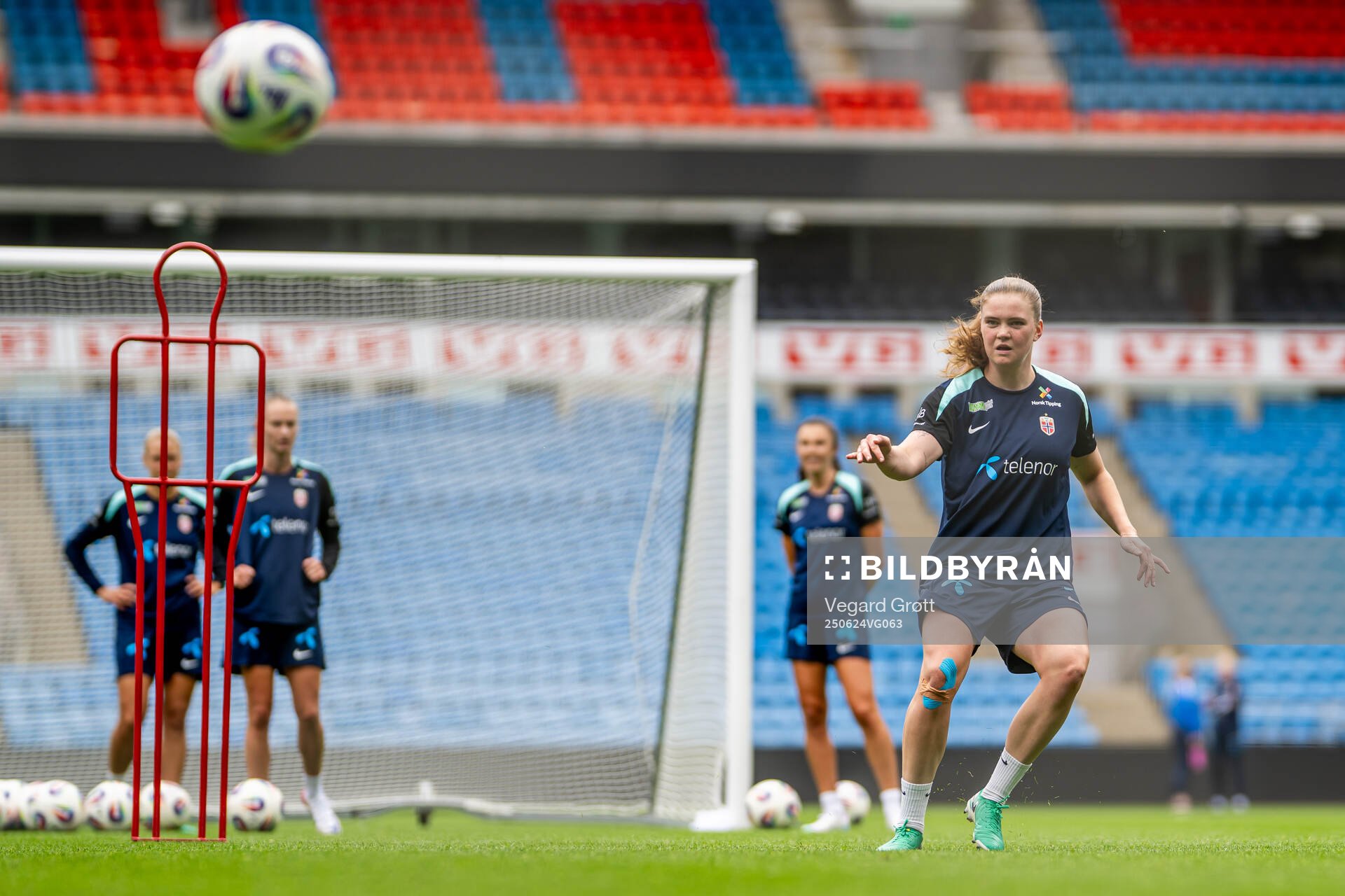 Signe Gaupset of the Norwegian women's national football