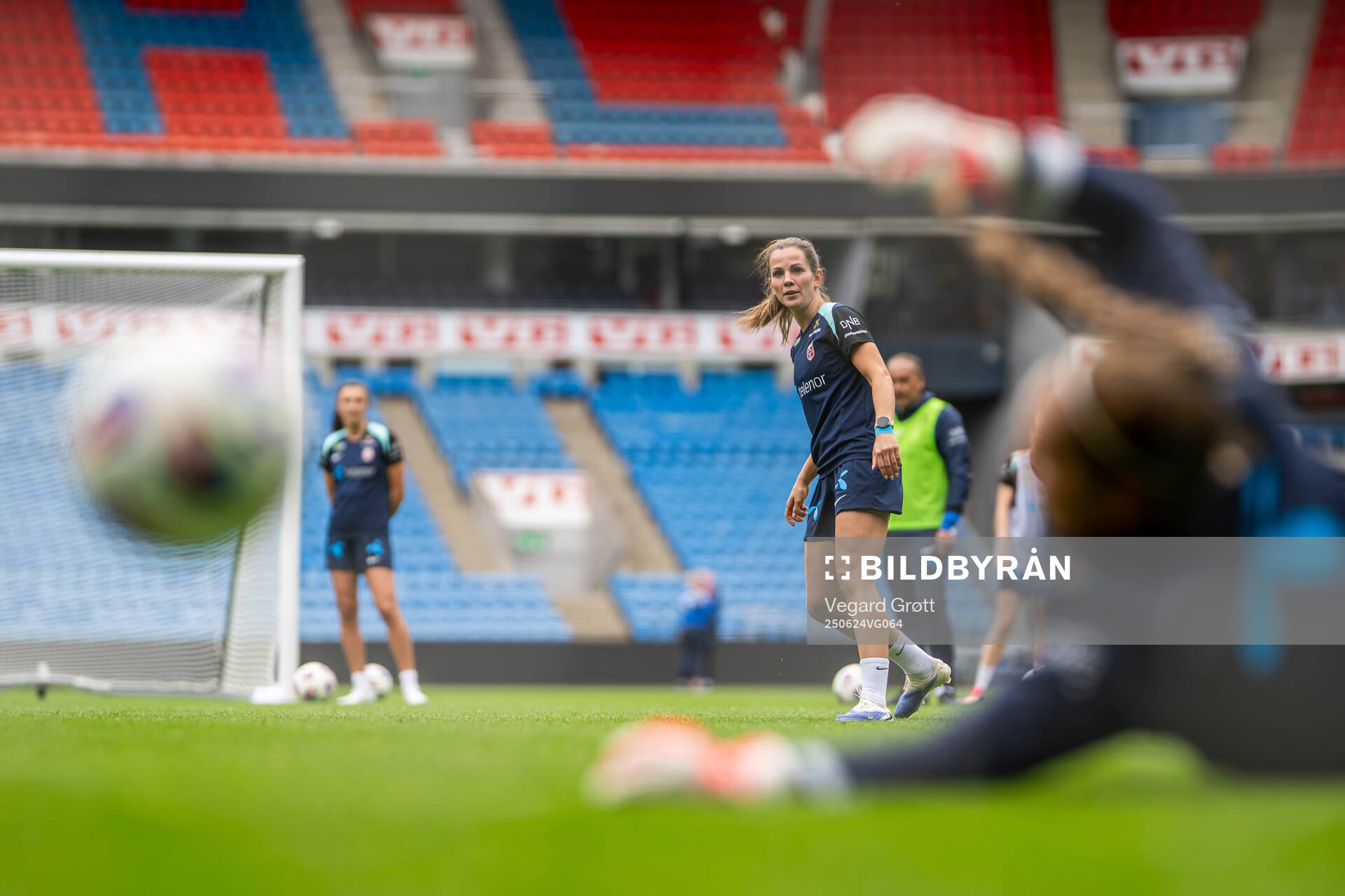 Tuva Hansen of the Norwegian women's national football team
