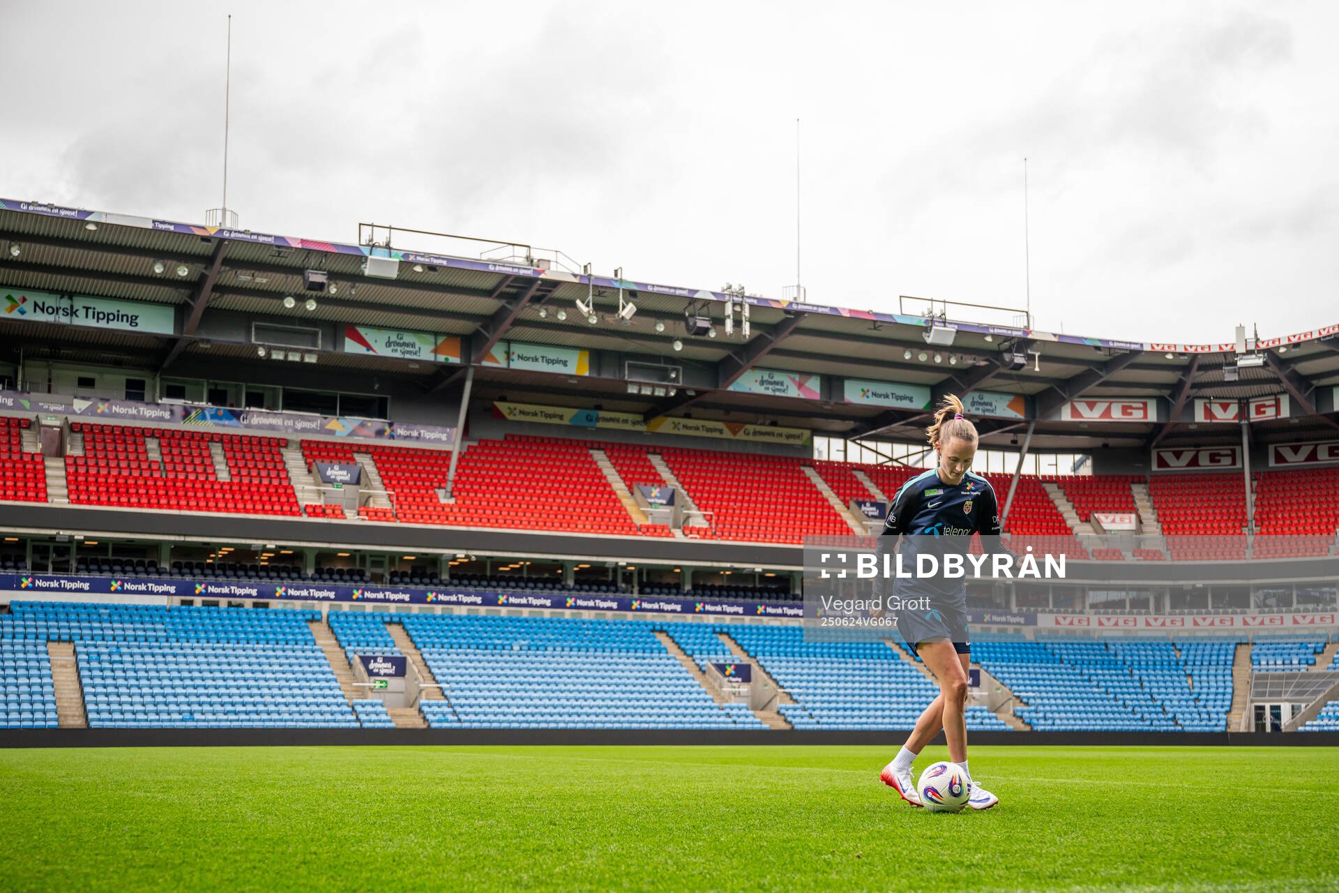 Caroline Graham Hansen of the Norwegian women's national