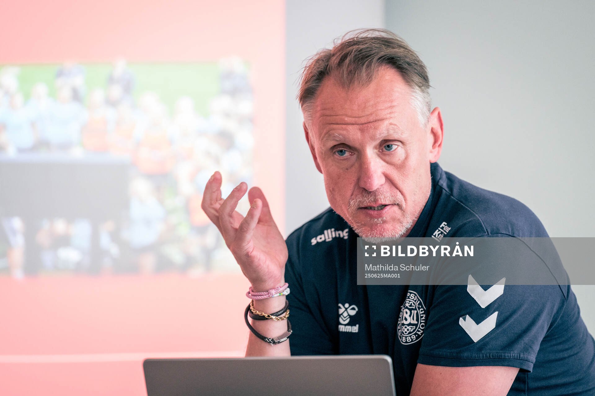 Head coach Andreé Jeglertz of the Danish women's national