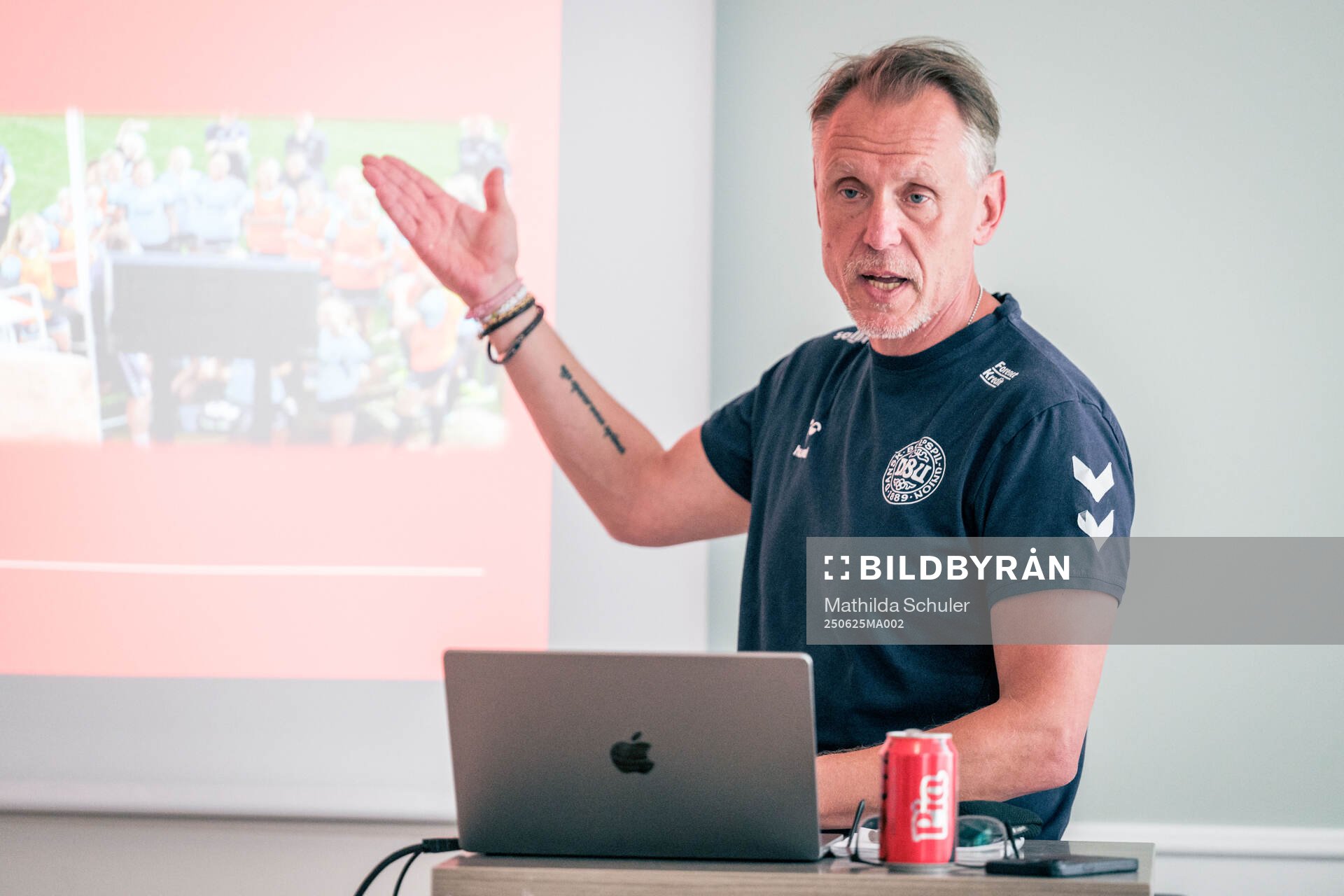 Head coach Andreé Jeglertz of the Danish women's national