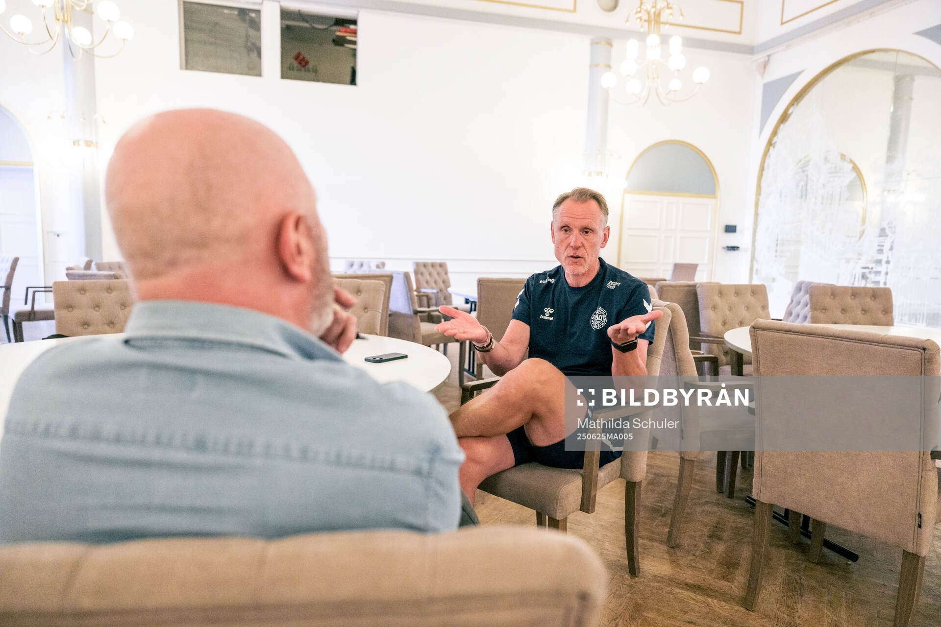 Head coach Andreé Jeglertz of the Danish women's national