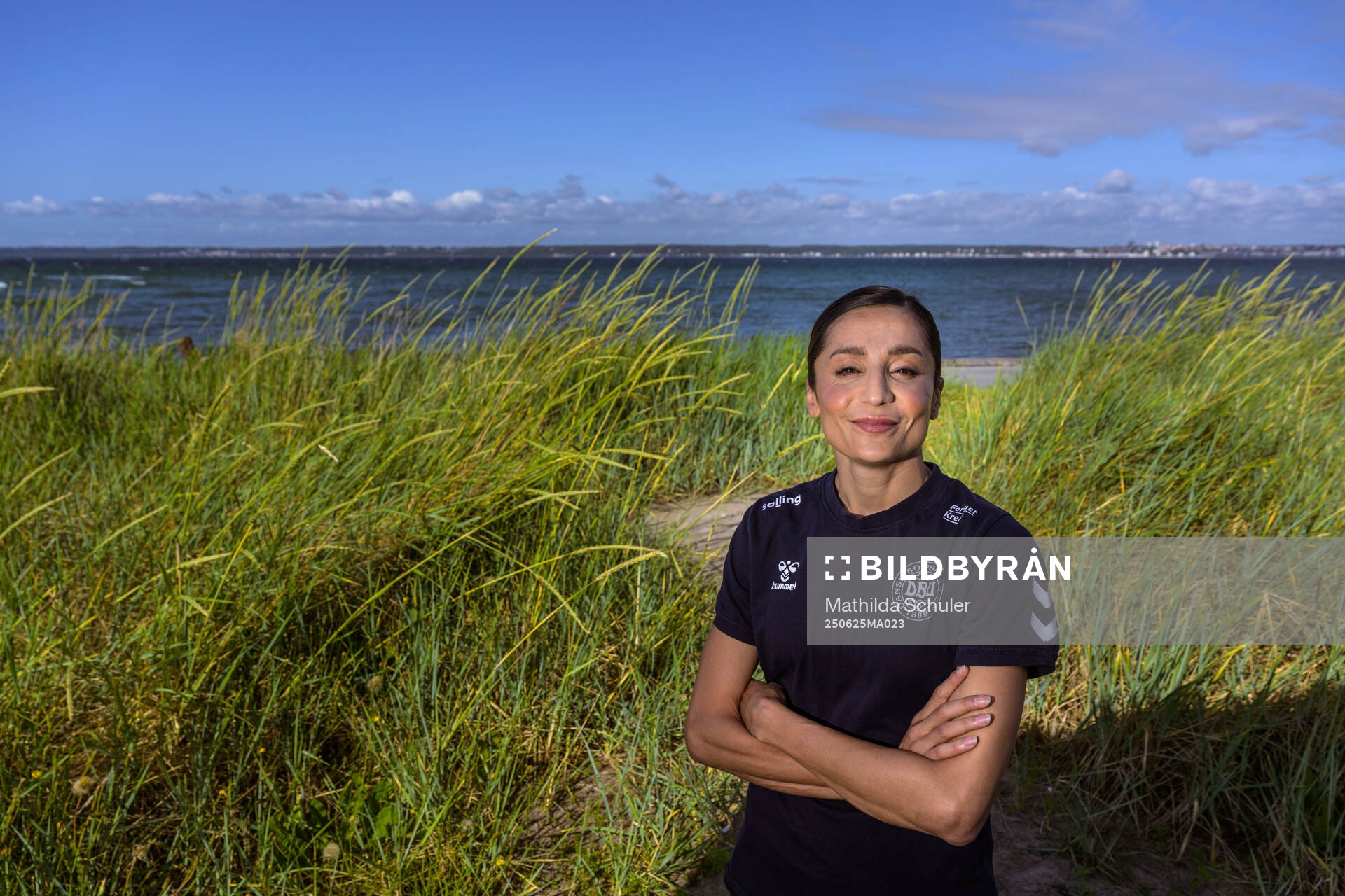 Nadia Nadim of the Danish women's national football team
