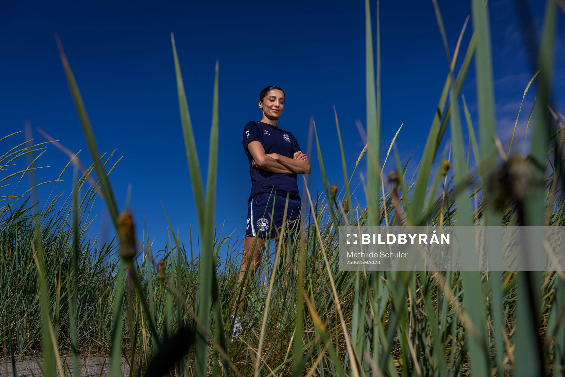 Nadia Nadim of the Danish women's national football team