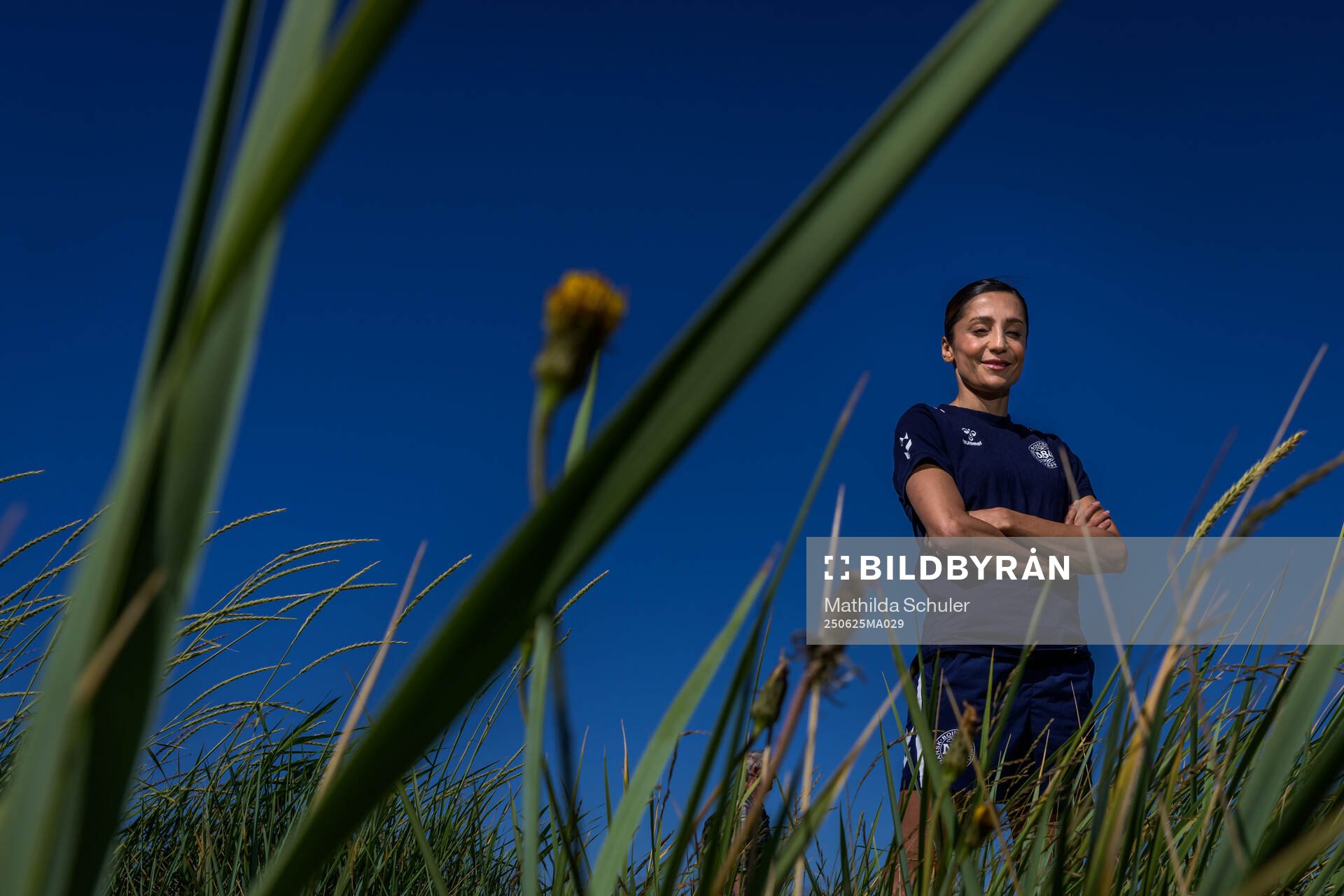 Nadia Nadim of the Danish women's national football team