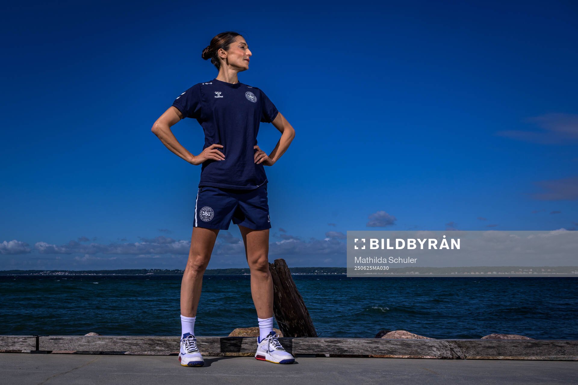 Nadia Nadim of the Danish women's national football team