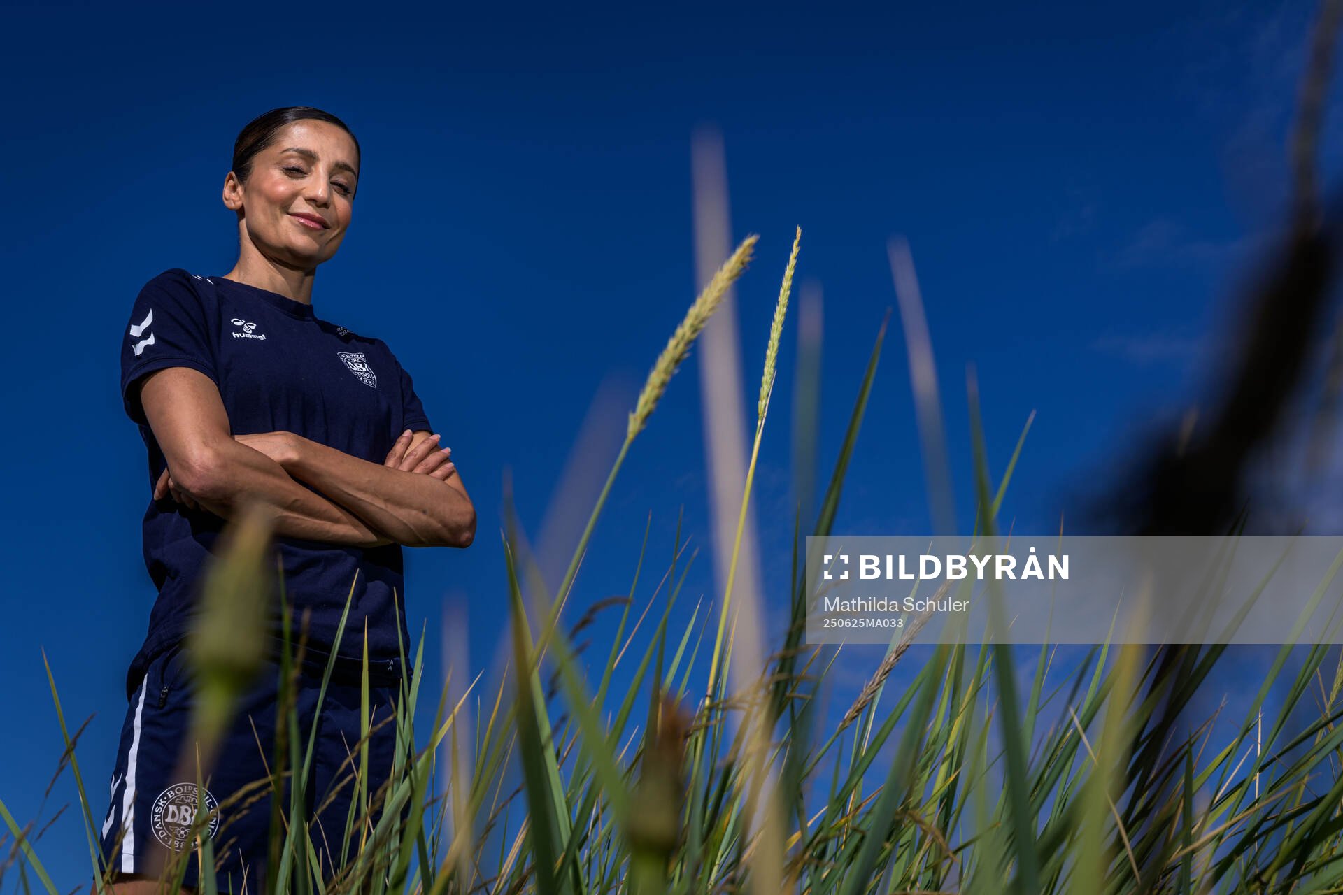 Nadia Nadim of the Danish women's national football team