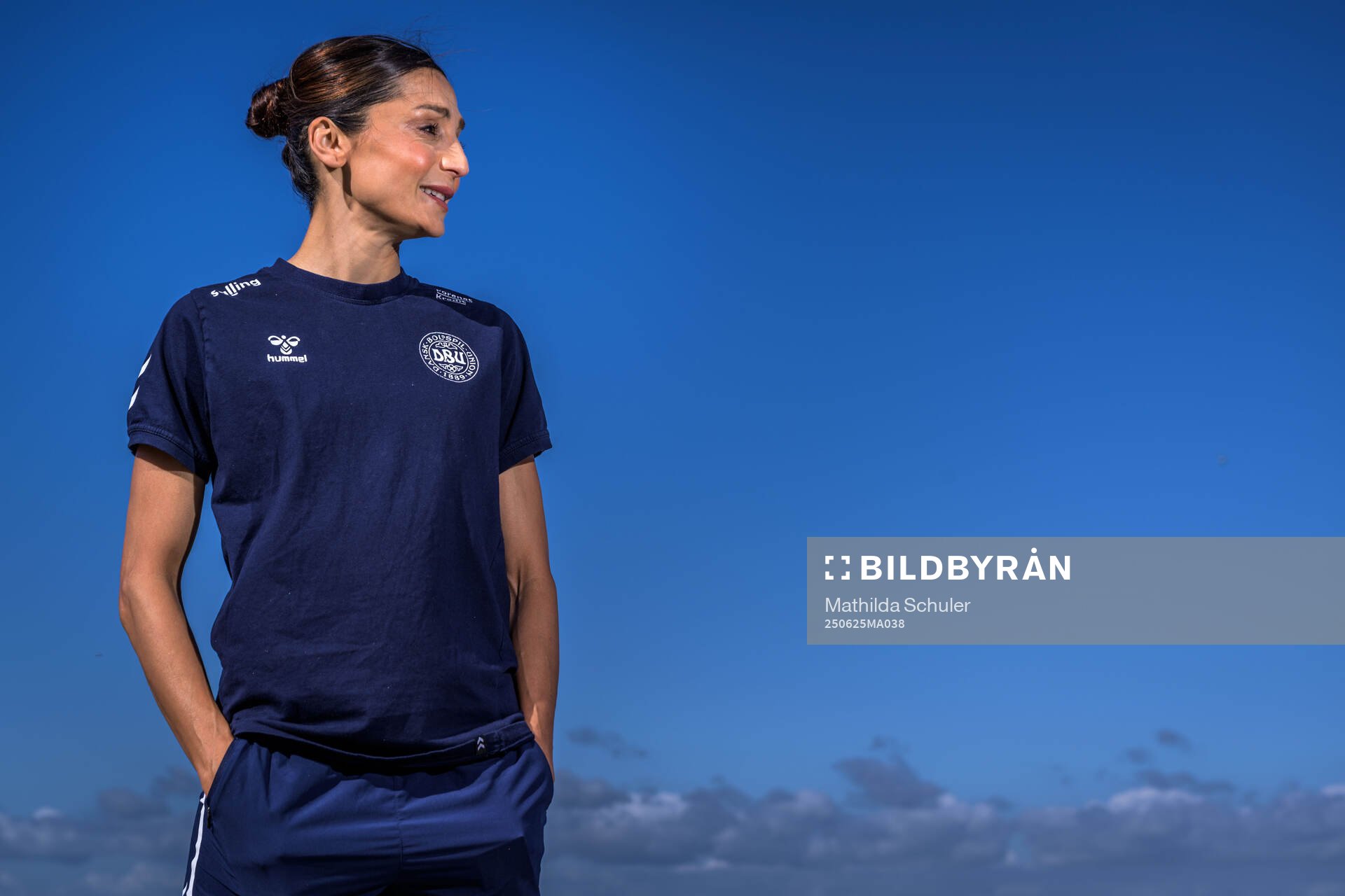 Nadia Nadim of the Danish women's national football team