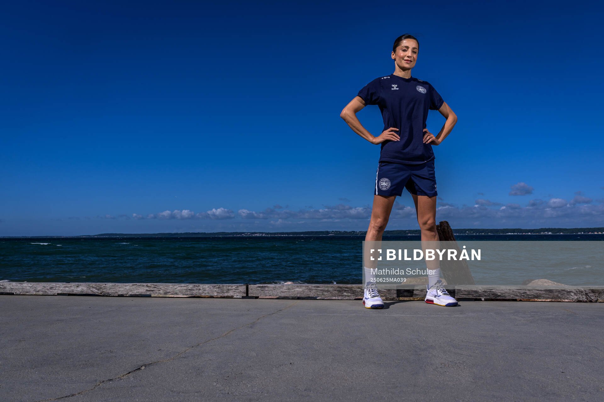 Nadia Nadim of the Danish women's national football team