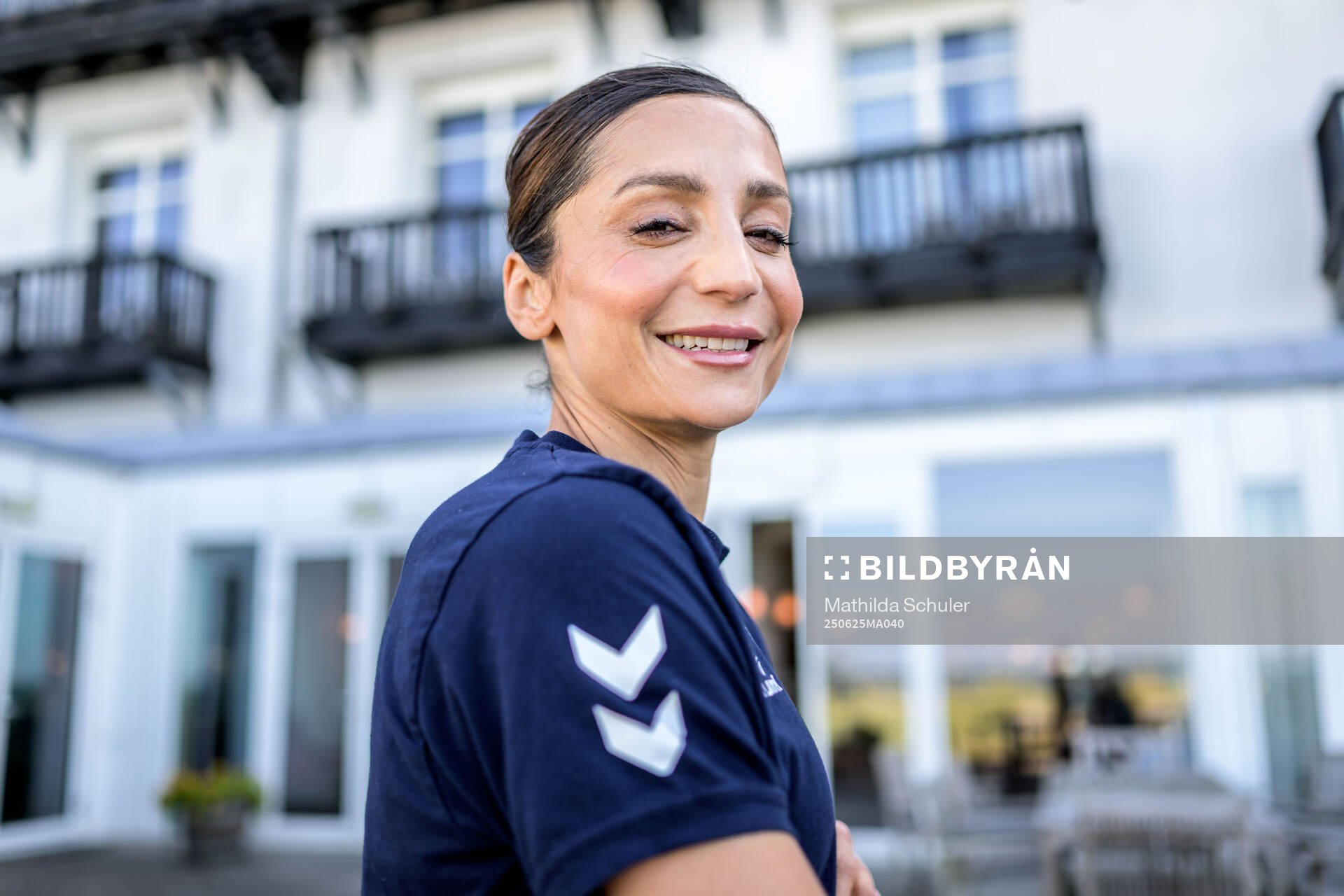 Nadia Nadim of the Danish women's national football team