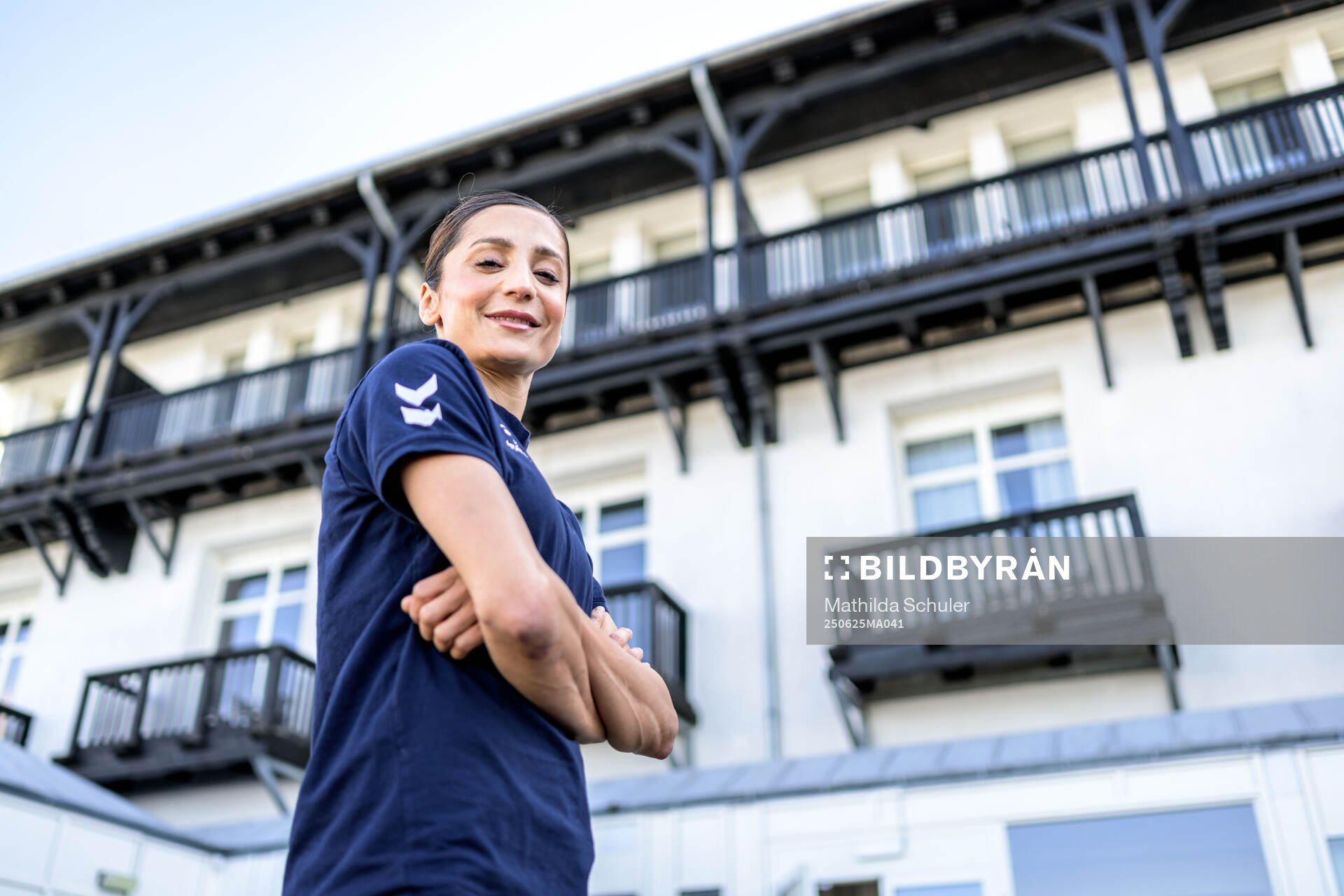 Nadia Nadim of the Danish women's national football team