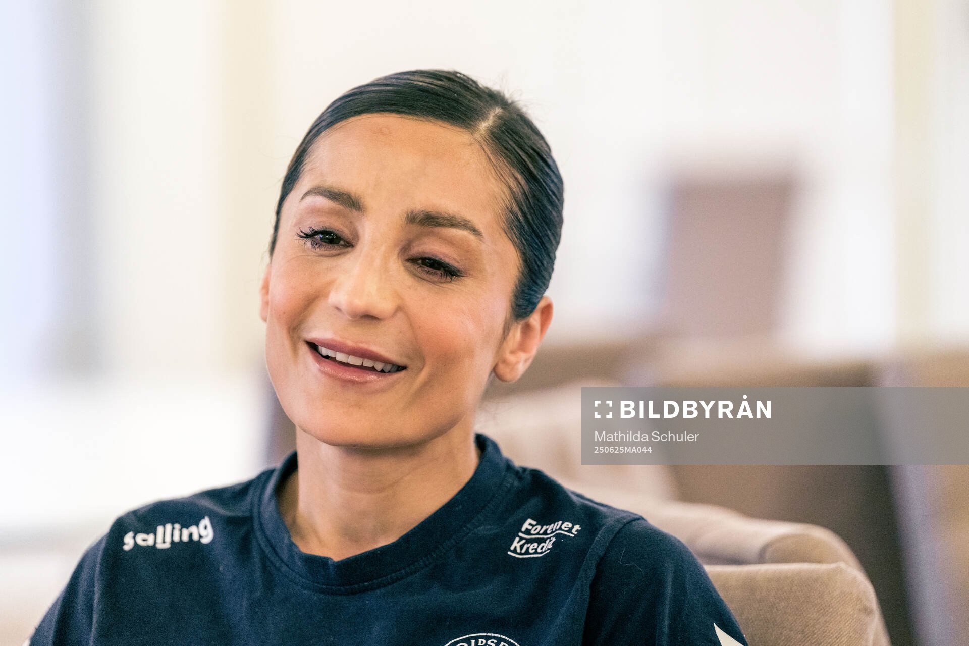 Nadia Nadim of the Danish women's national football team