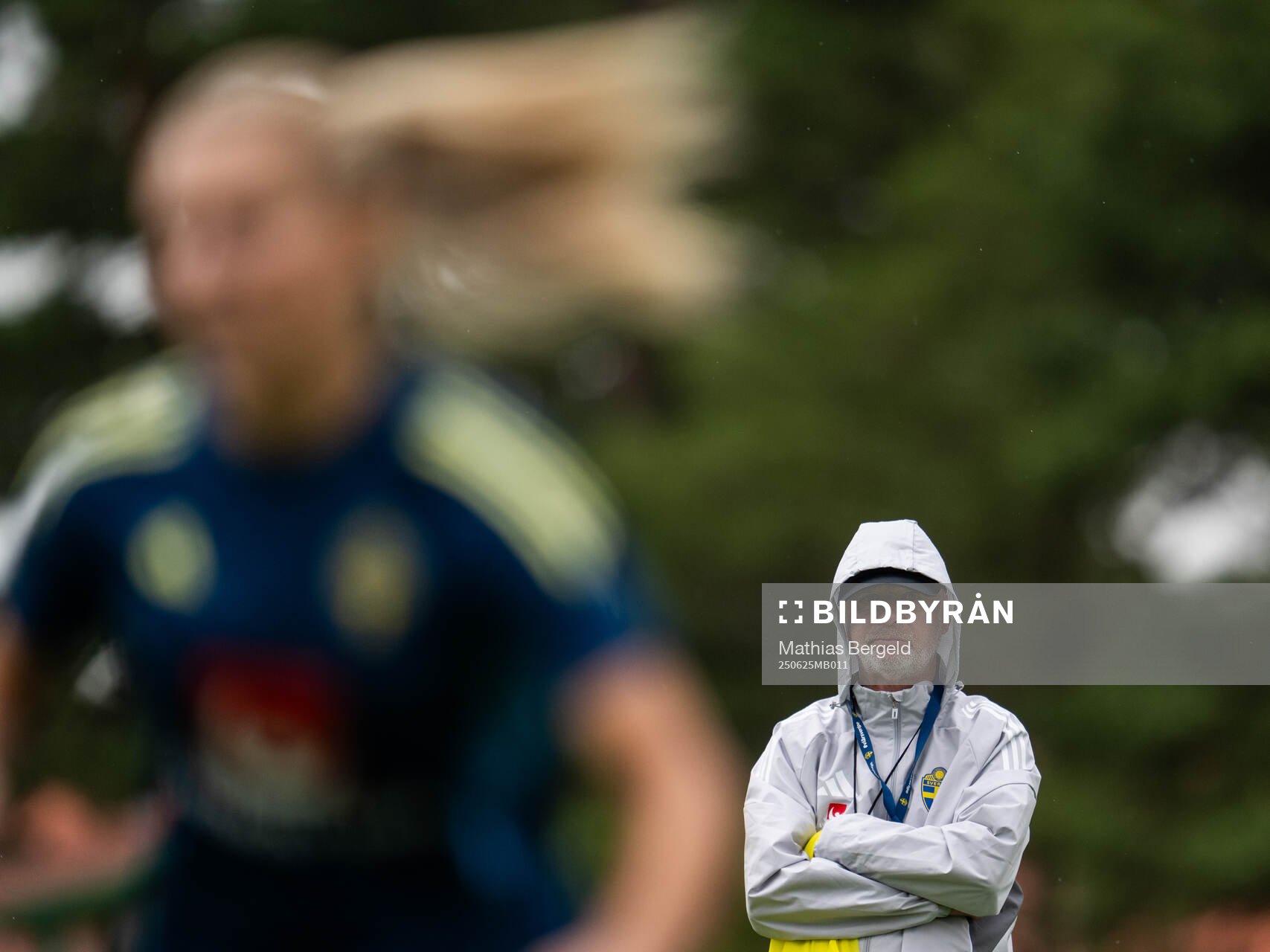 Head coach Peter Gerhardsson of the Swedish women's