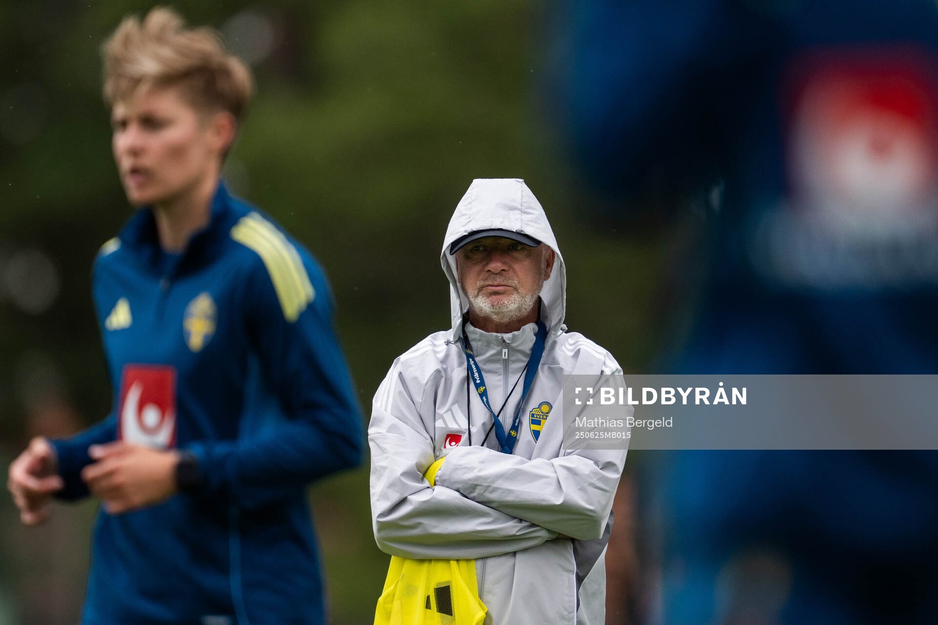 Head coach Peter Gerhardsson of the Swedish women's