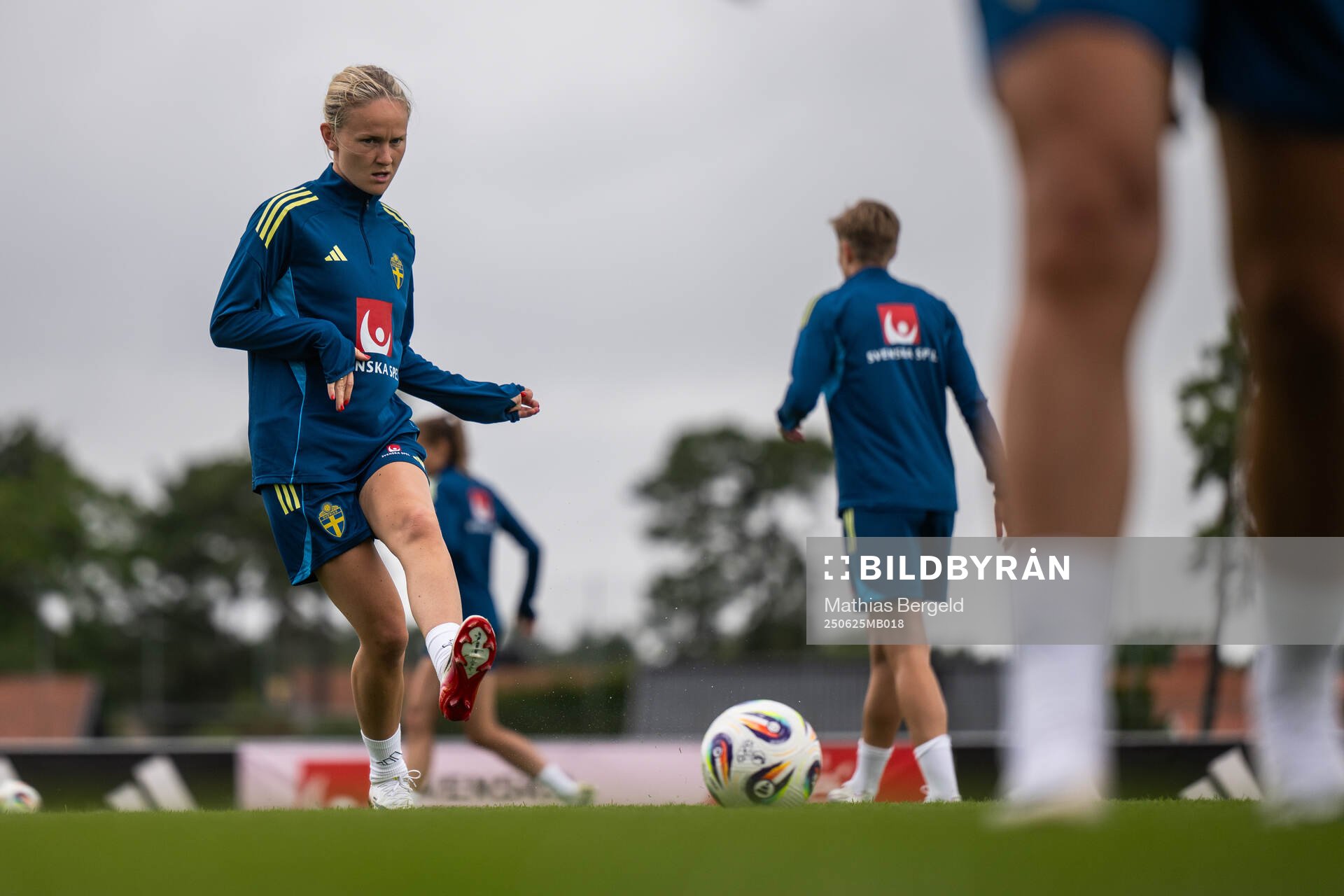 Matilda Vinberg of the Swedish women's national football