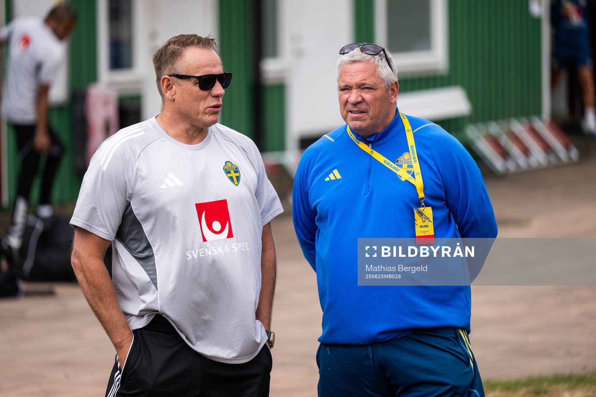 Head of security Stefan Dejemyr of the Swedish women's