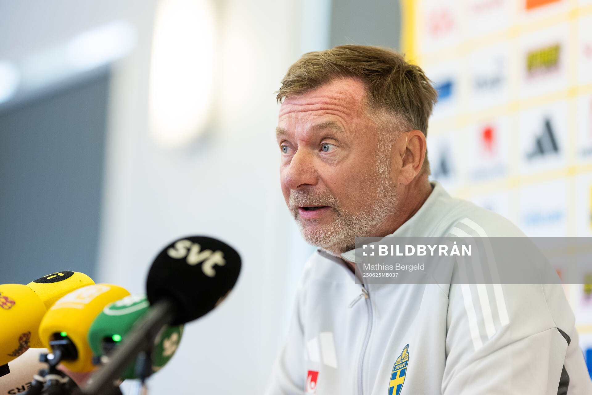 Head coach Peter Gerhardsson of the Swedish women's