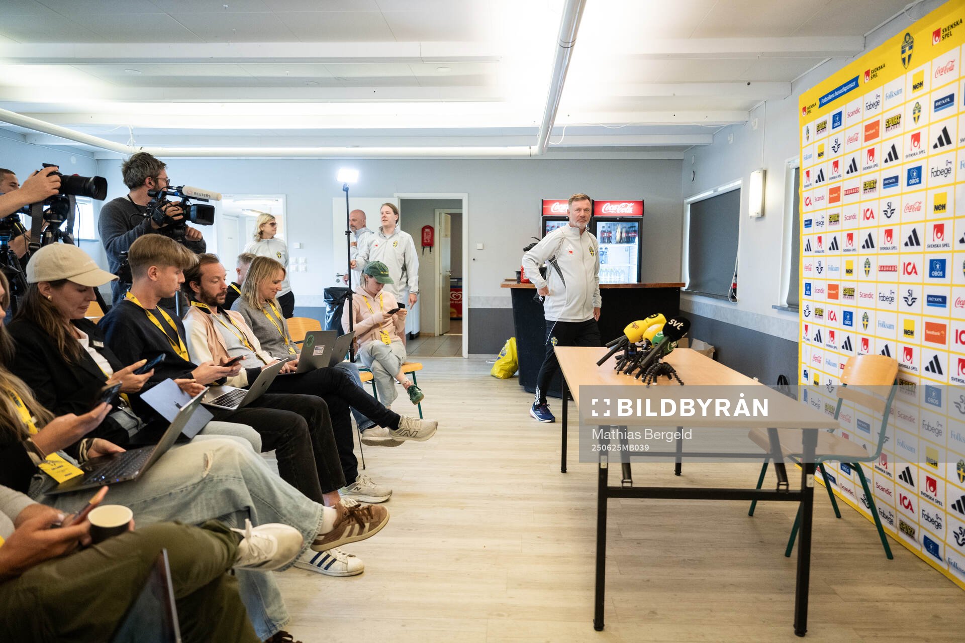 Head coach Peter Gerhardsson of the Swedish women's