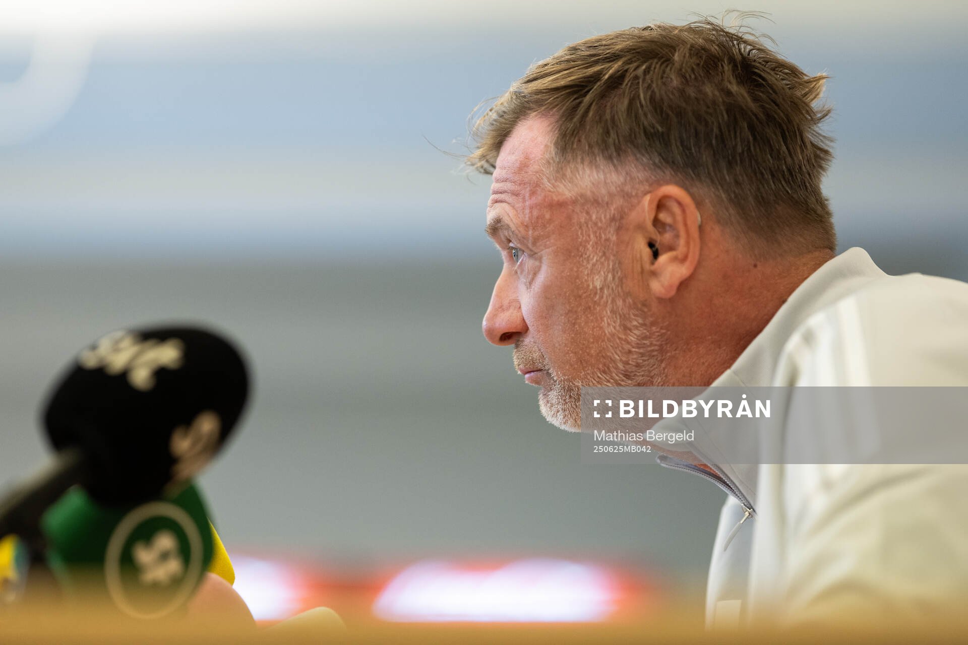 Head coach Peter Gerhardsson of the Swedish women's