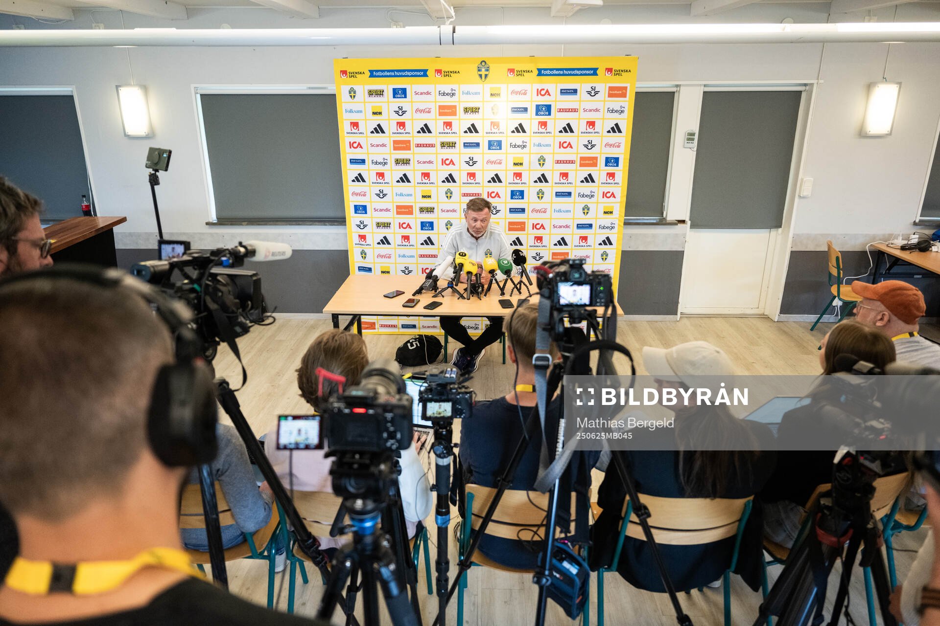 Head coach Peter Gerhardsson of the Swedish women's