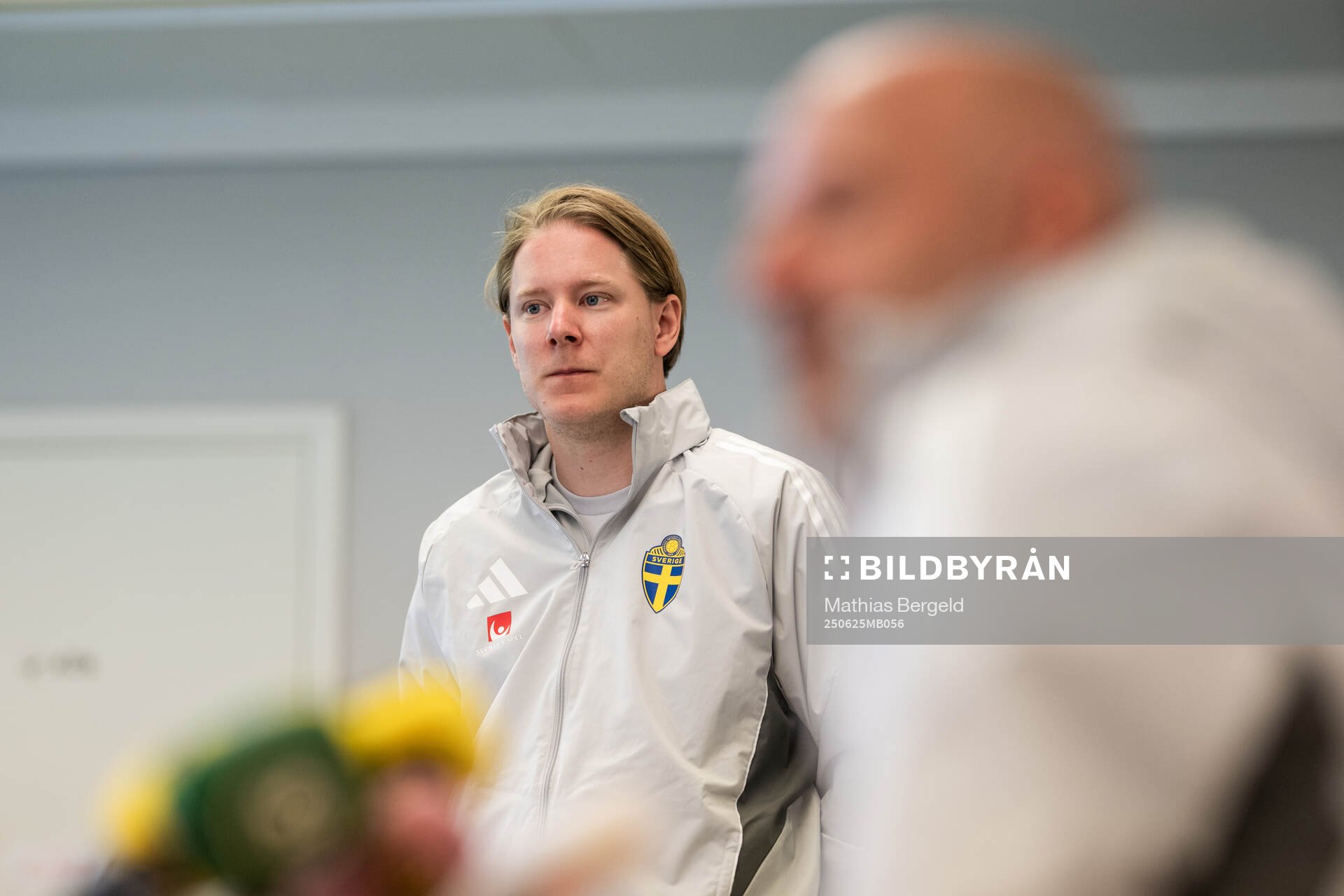 Press officer Fredrik Madestam of the Swedish women's
