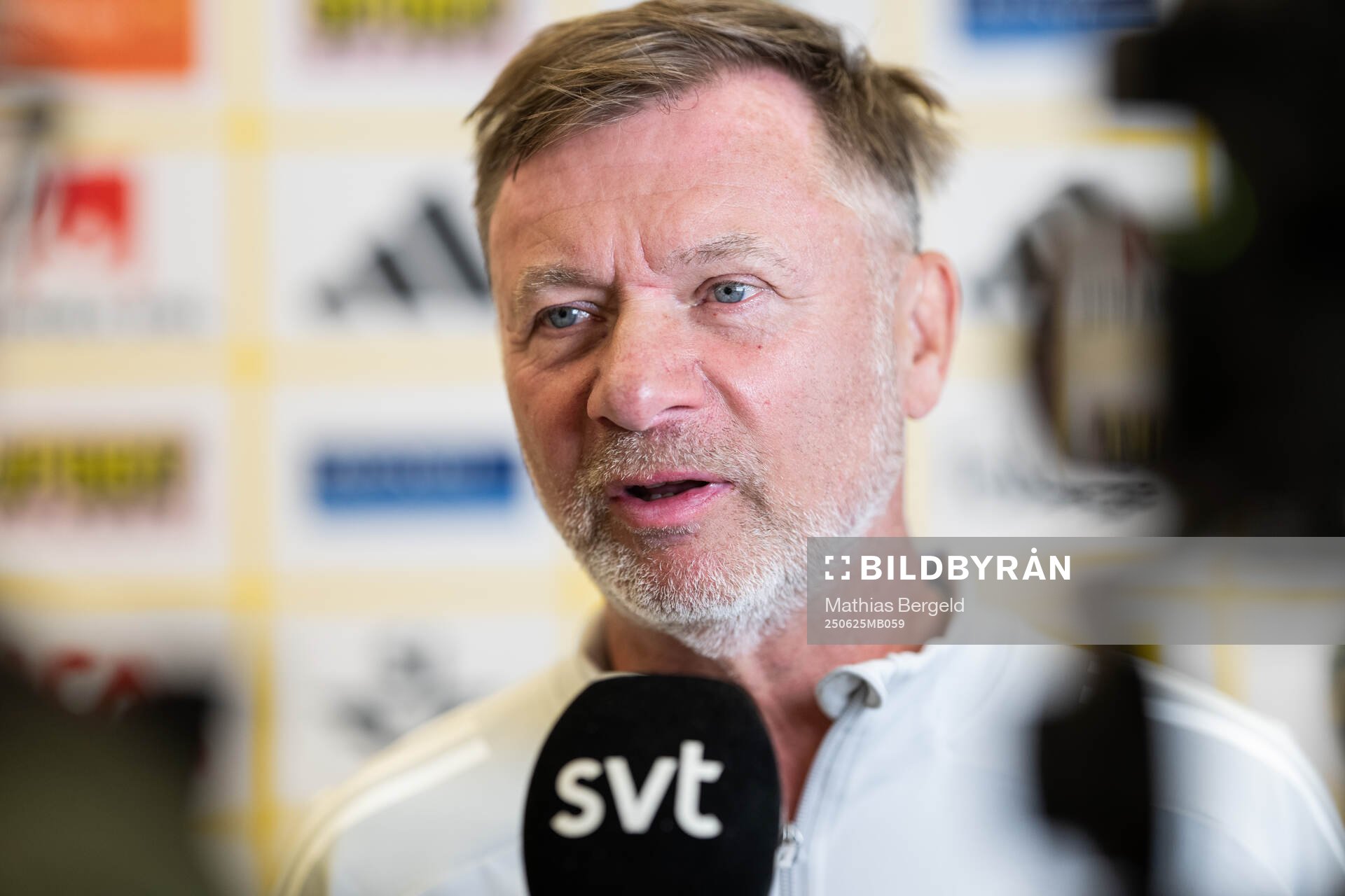 Head coach Peter Gerhardsson of the Swedish women's