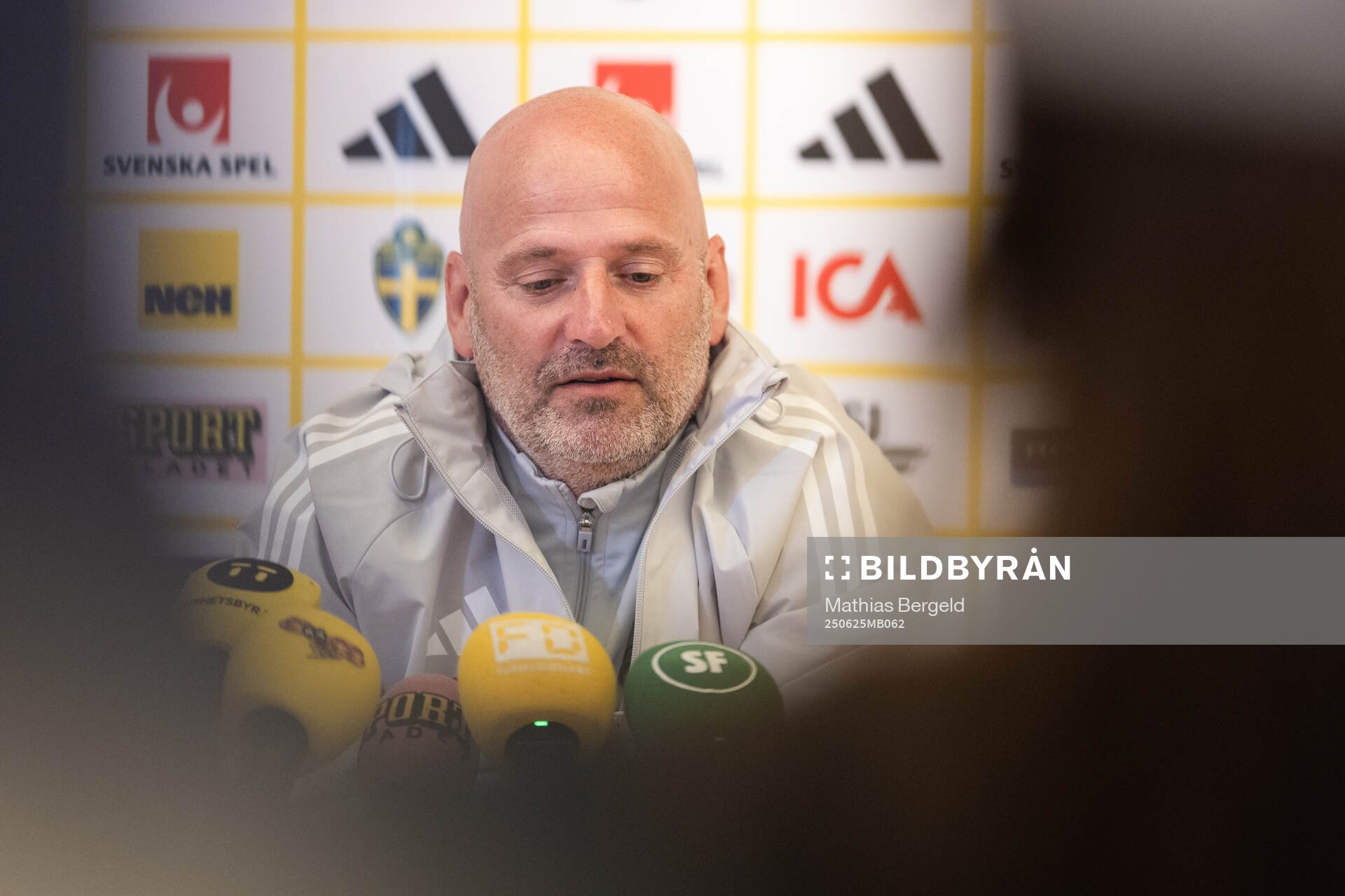 Assistant coach Magnus Wikman of the Swedish women's