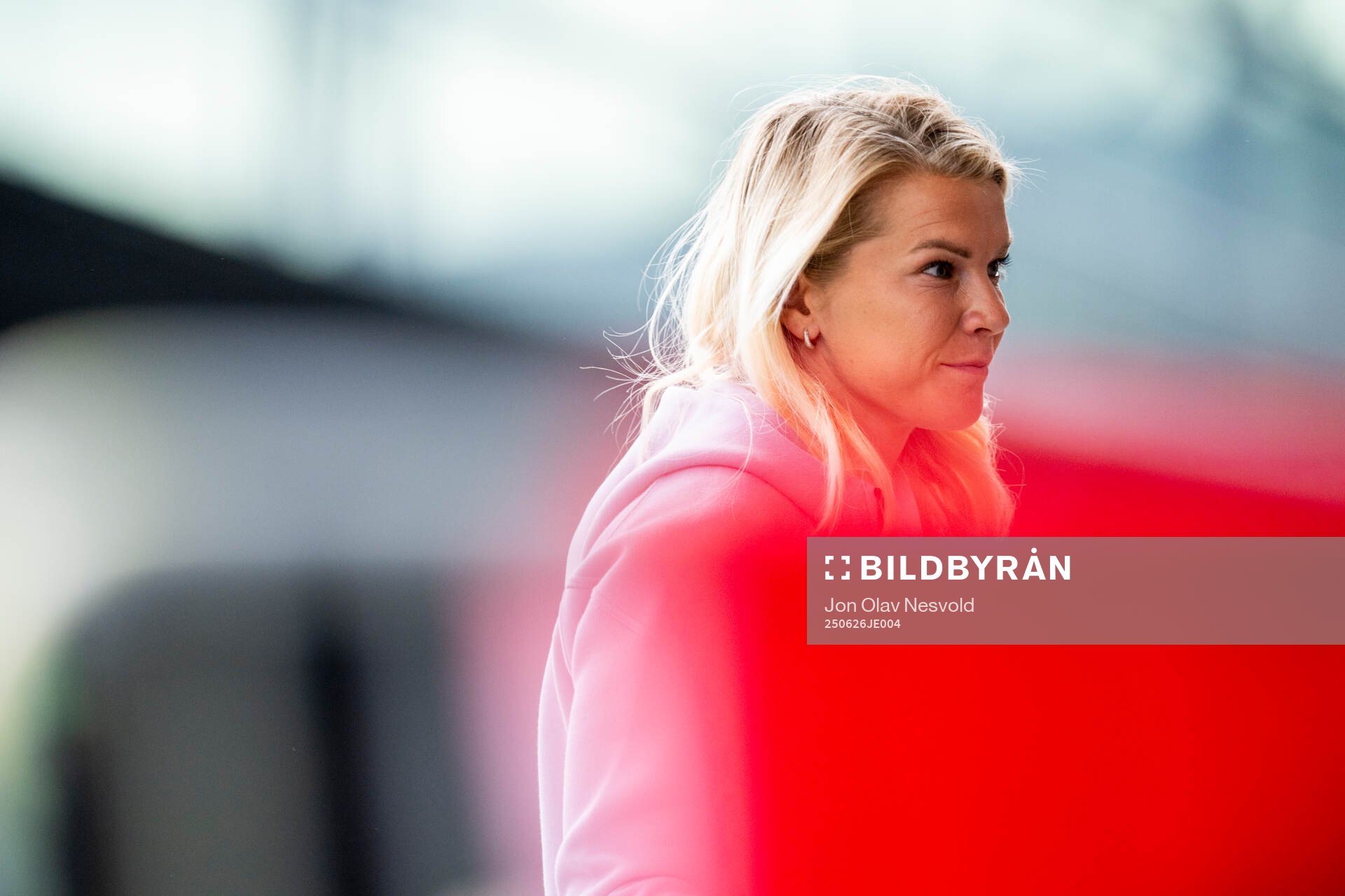 Ada Hegerberg of Norway arrives