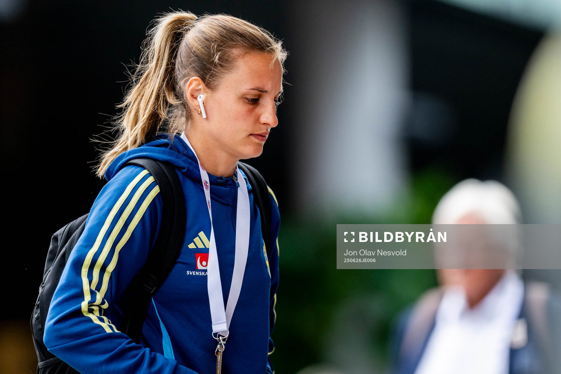 Nathalie Björn of Sweden arrives