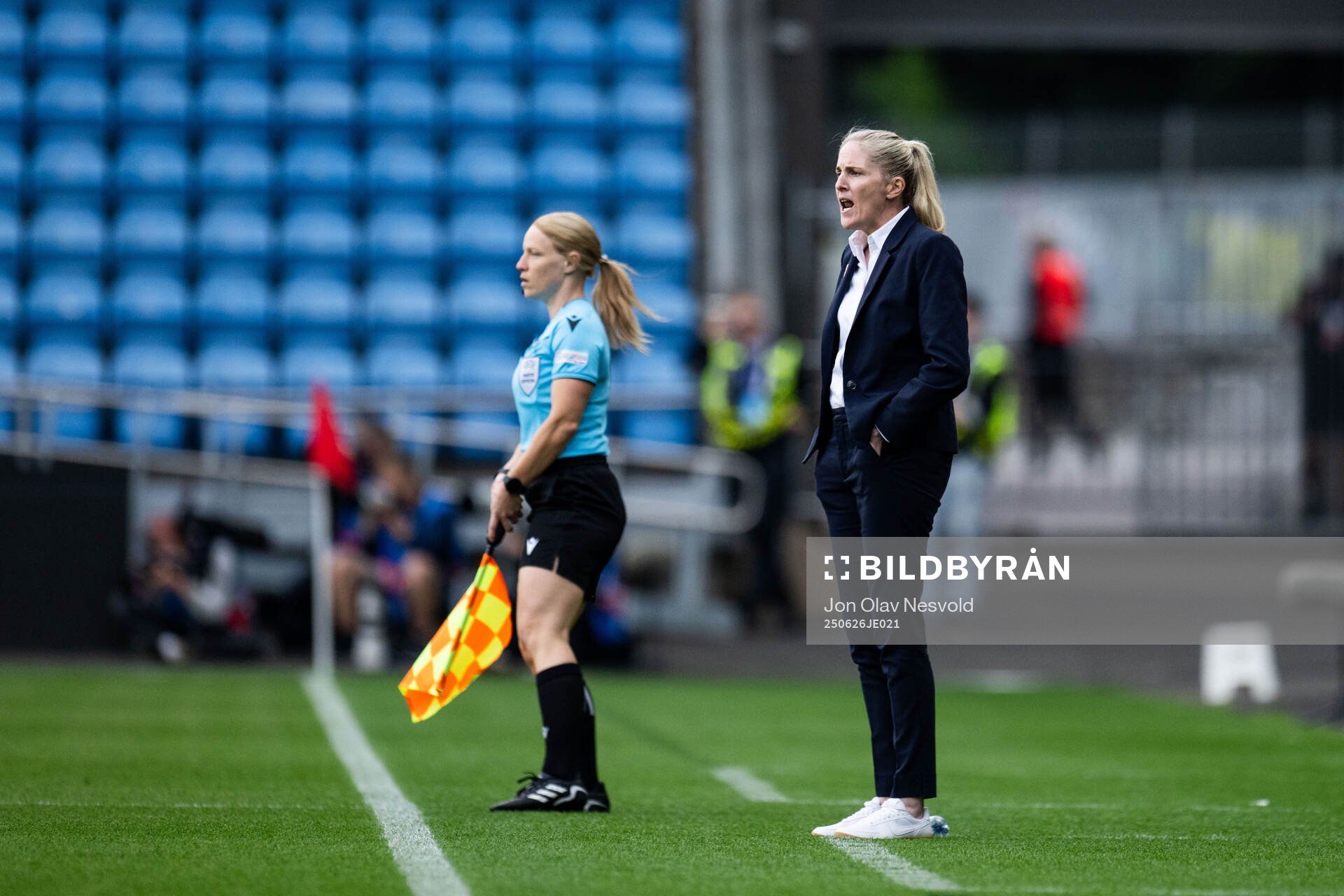 Head coach Gemma Grainger of Norway