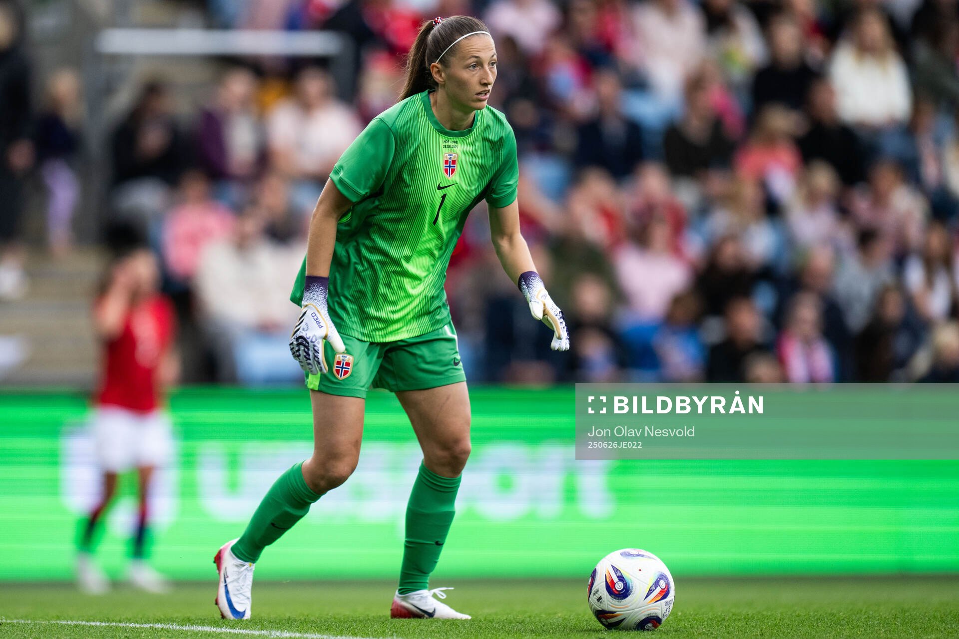 Goalkeeper Cecilie Fiskerstrand of Norway