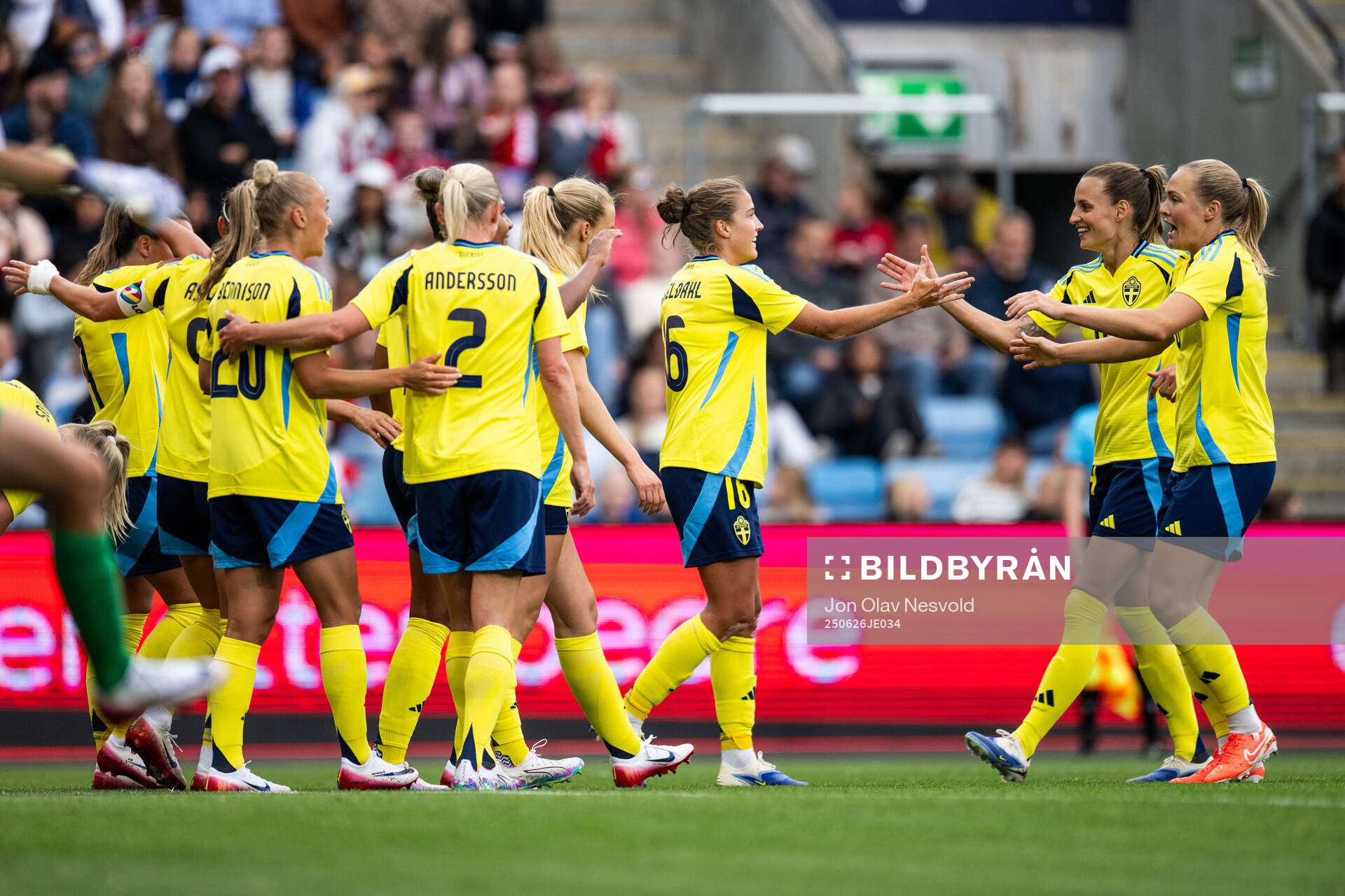 Filippa Angeldahl, Nathalie Björn and Magdalena Eriksson