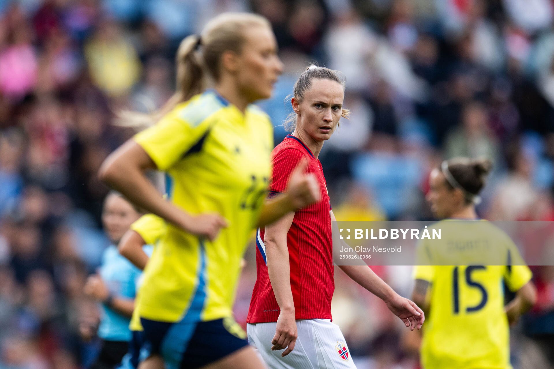 Smilla Holmberg of Sweden and Caroline Graham Hansen of