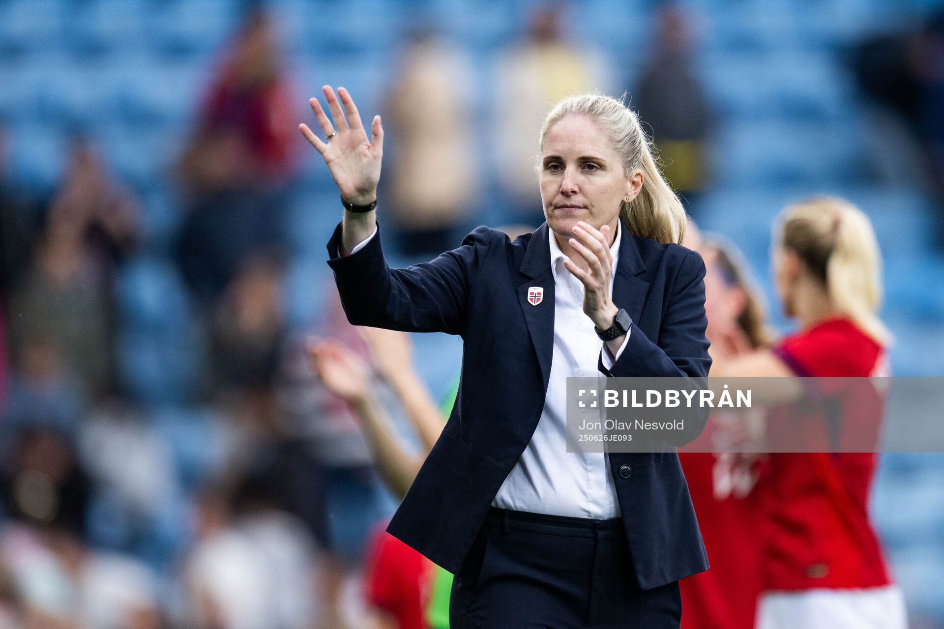 Head coach Gemma Grainger of Norway