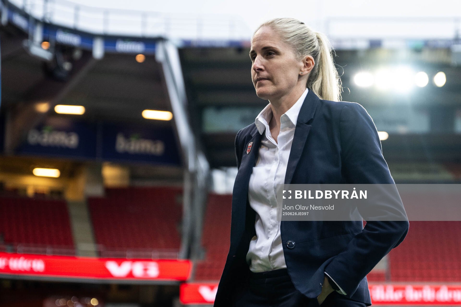 Head coach Gemma Grainger of Norway