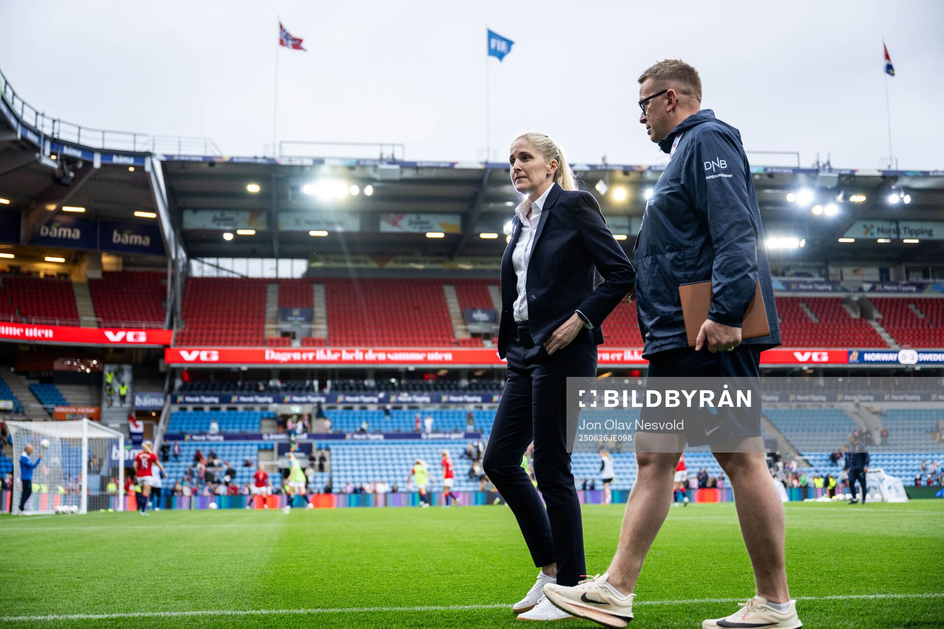 Head coach Gemma Grainger of Norway