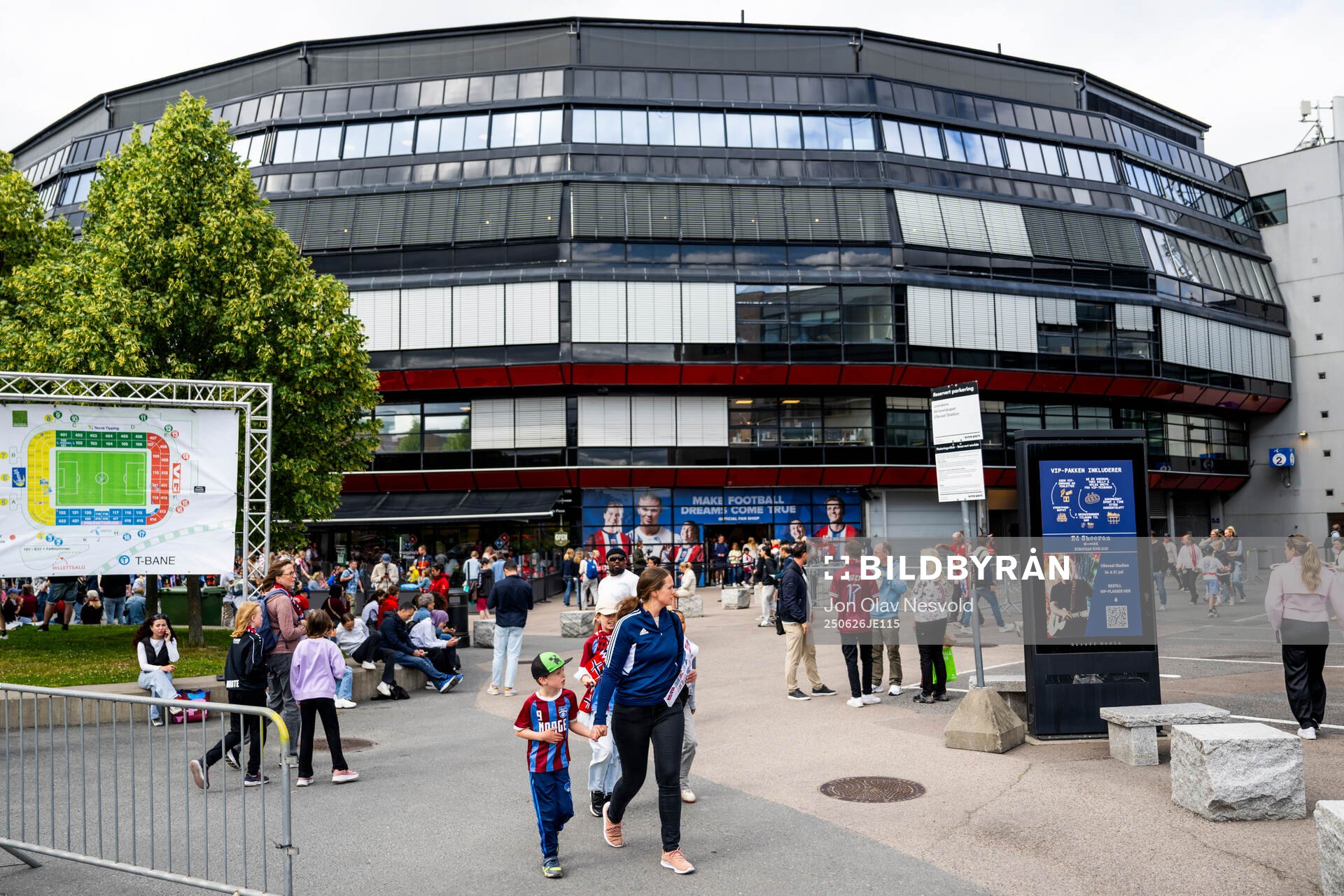 General exterior view of Ullevaal stadion