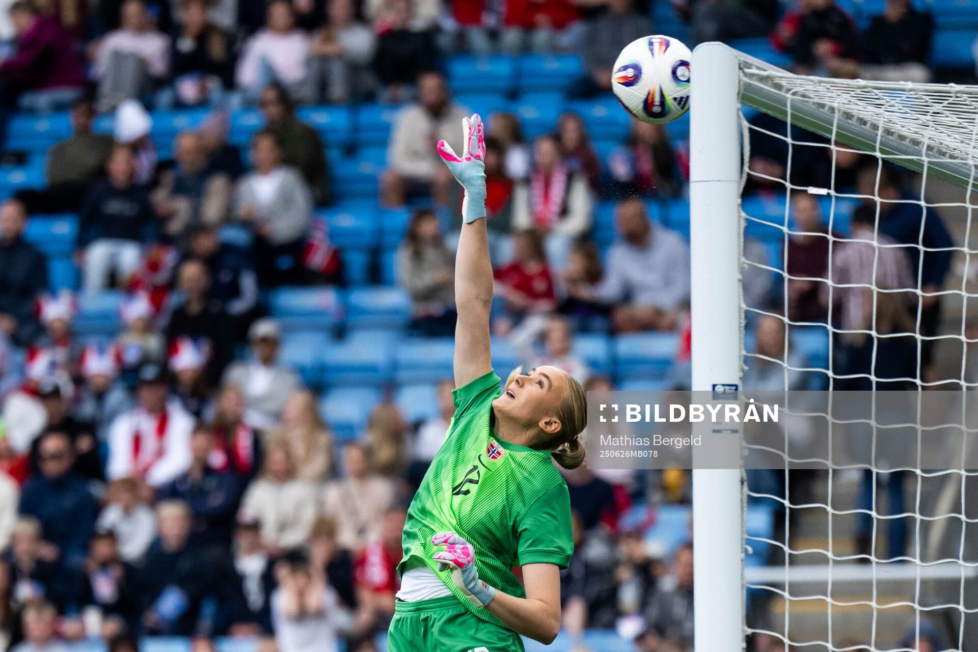 Goalkeeper Selma Panengstuen of Norway