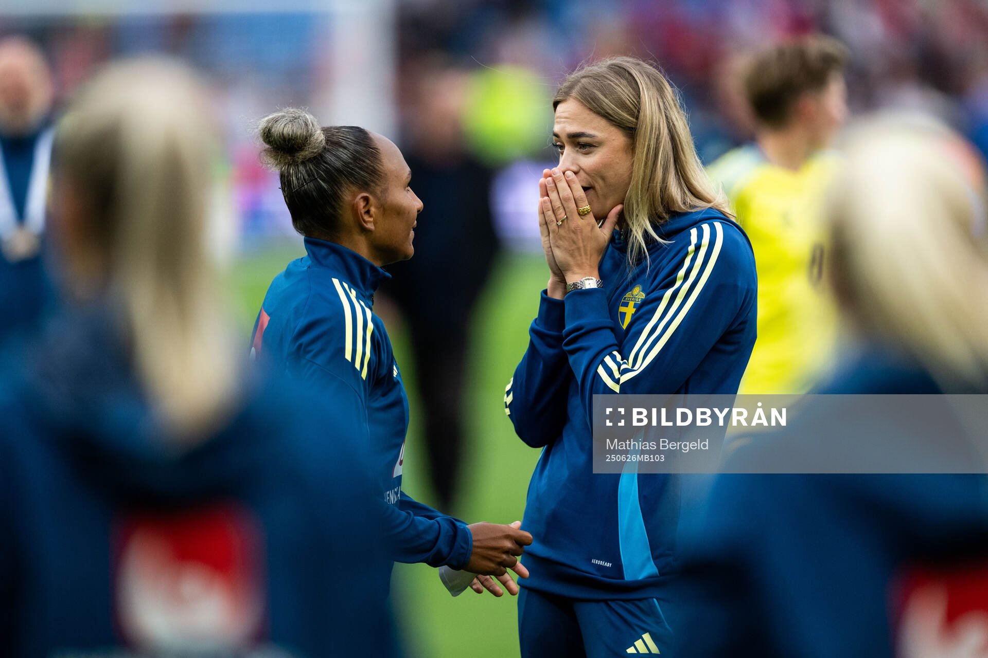 Madelen Janogy and Fridolina Rolfö of Sweden