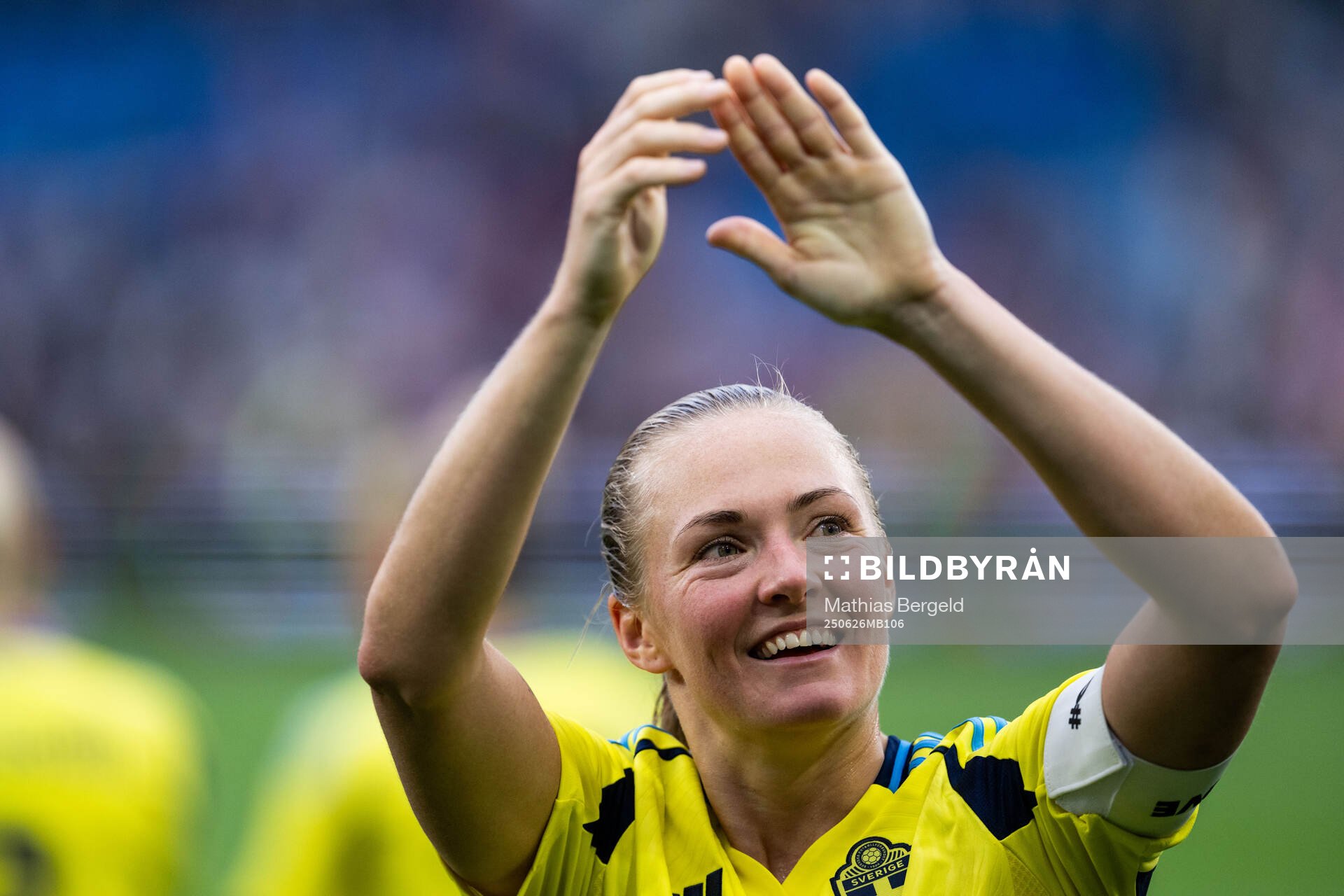 Magdalena Eriksson of Sweden celebrates