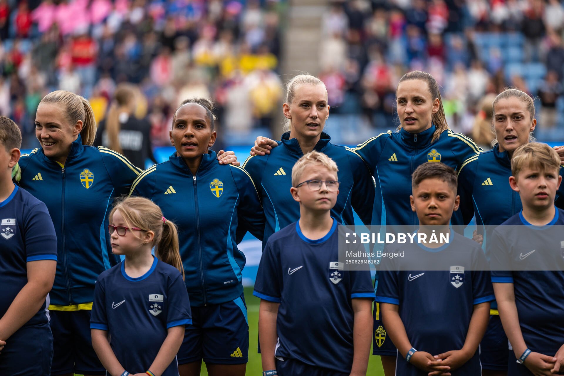 Magdalena Eriksson, Madelen Janogy, Stina Blackstenius,