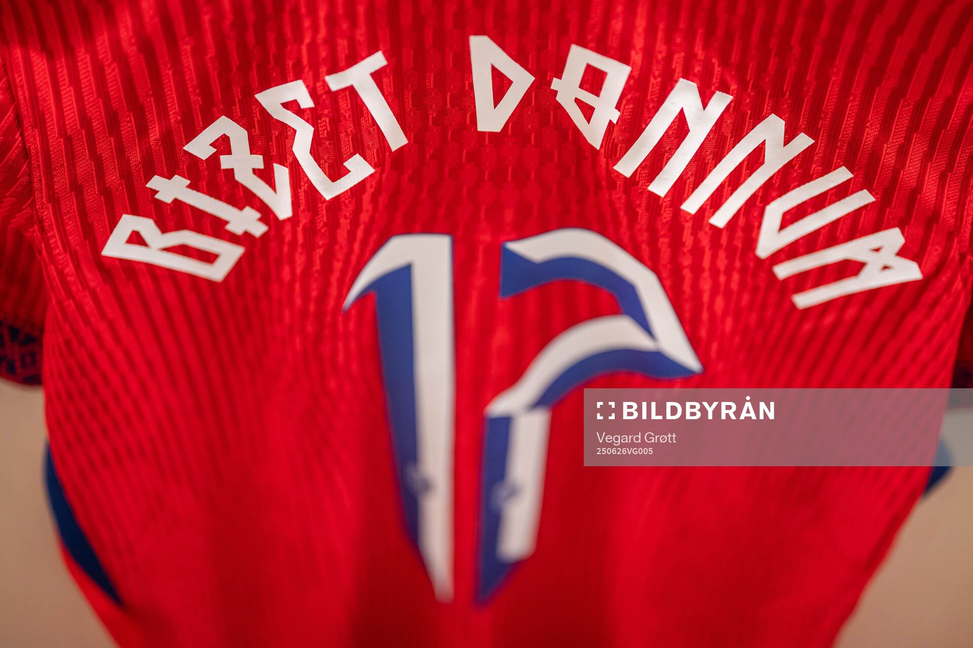 The kit of Celin Bizet Dønnum of Norway in the dressing