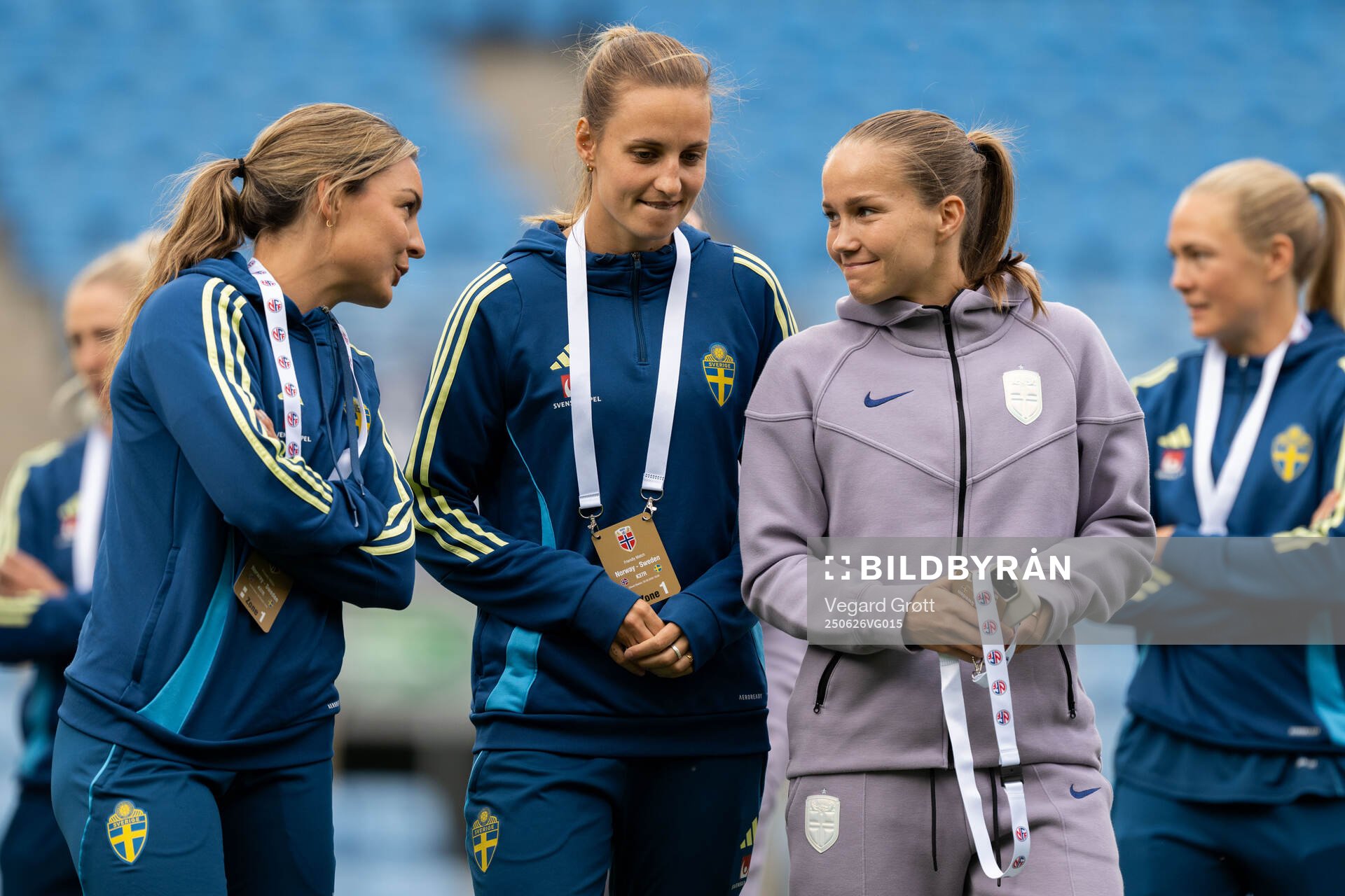 Johanna Rytting Kaneryd and Nathalie Björn of Sweden and