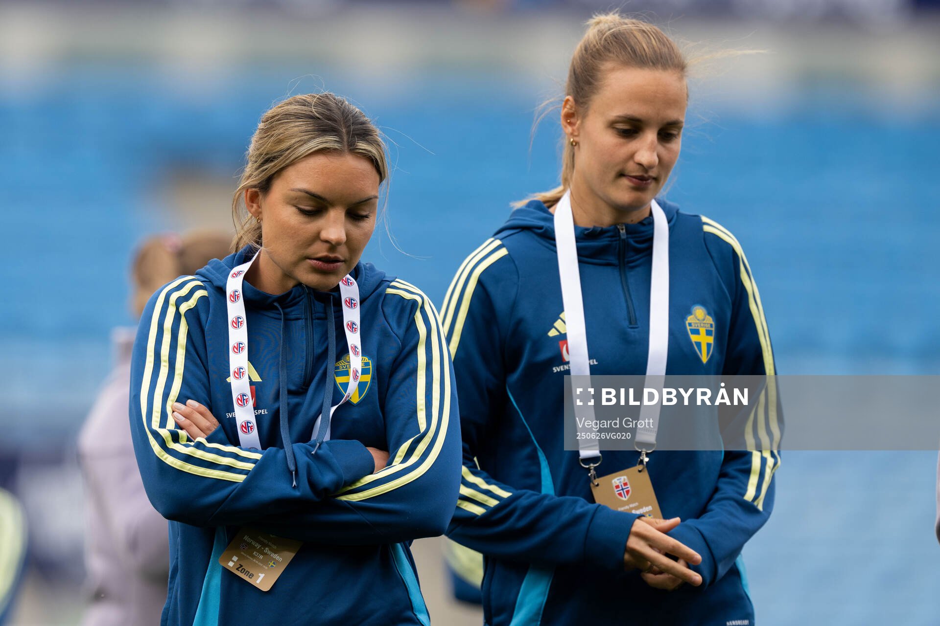 Johanna Rytting Kaneryd and Nathalie Björn of Sweden
