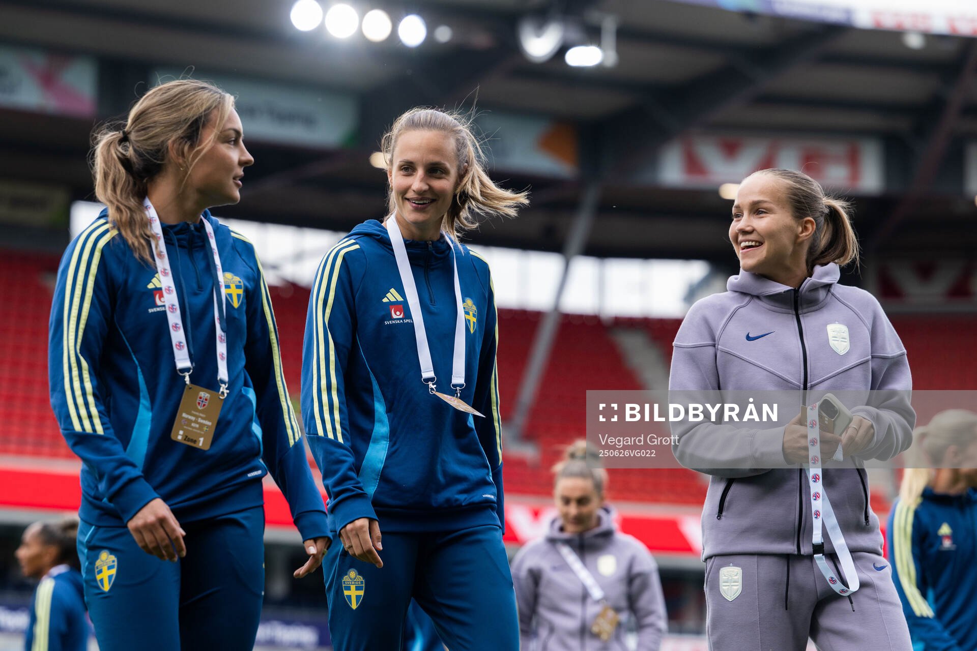 Johanna Rytting Kaneryd and Nathalie Björn of Sweden with